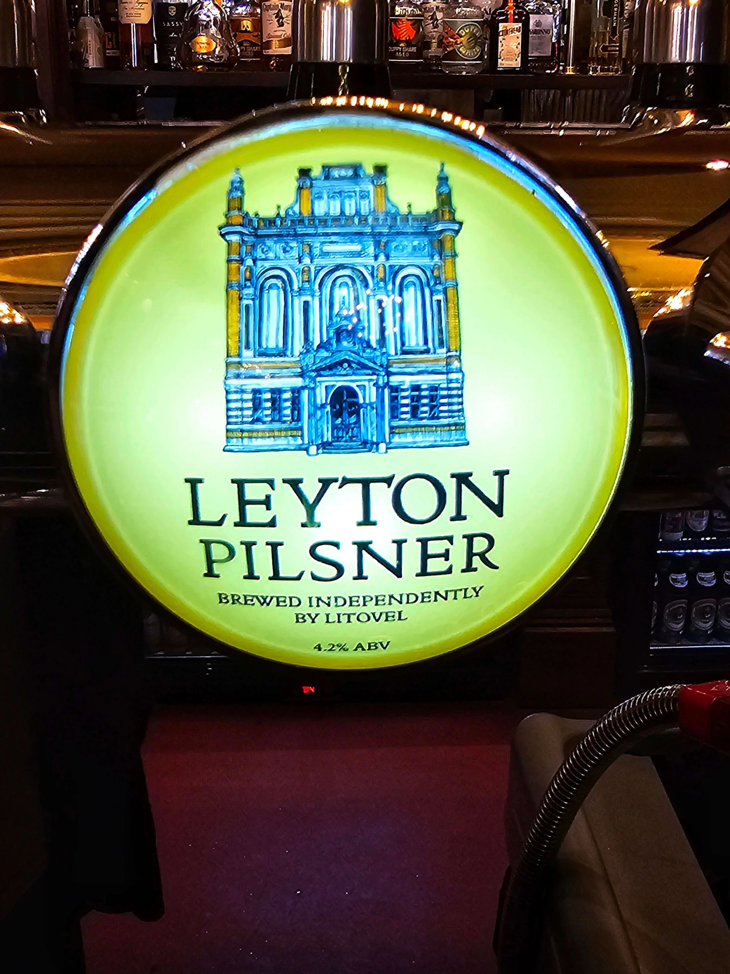 Pub i Leyton før kamp