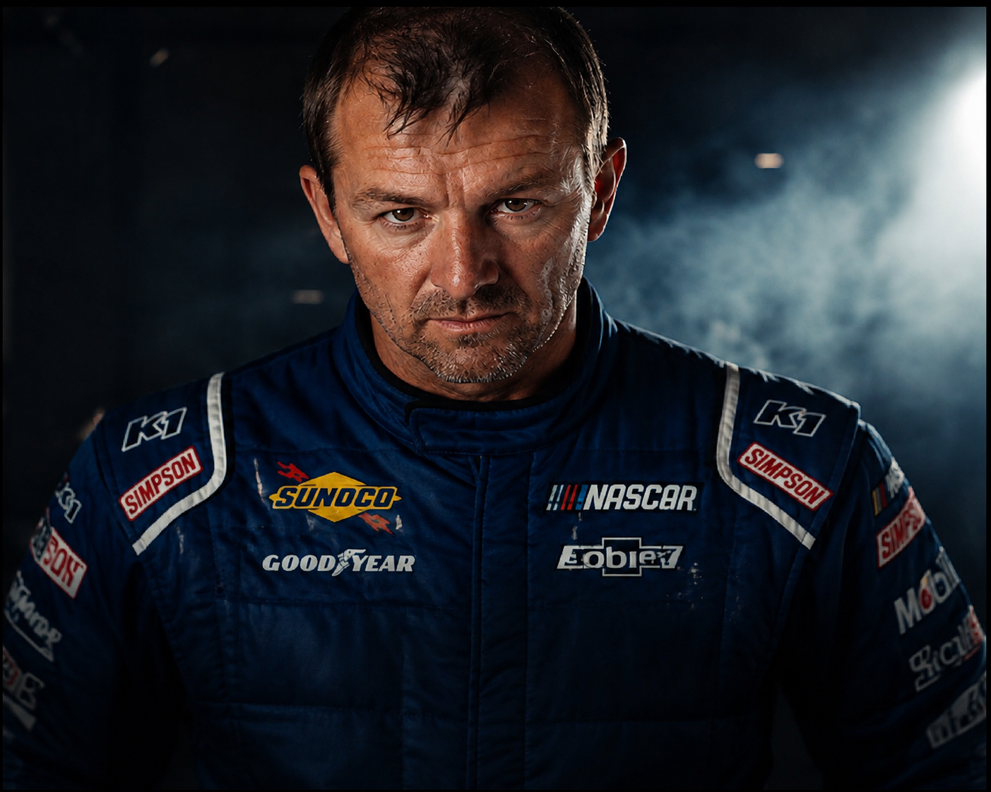 race car driver in his uniform