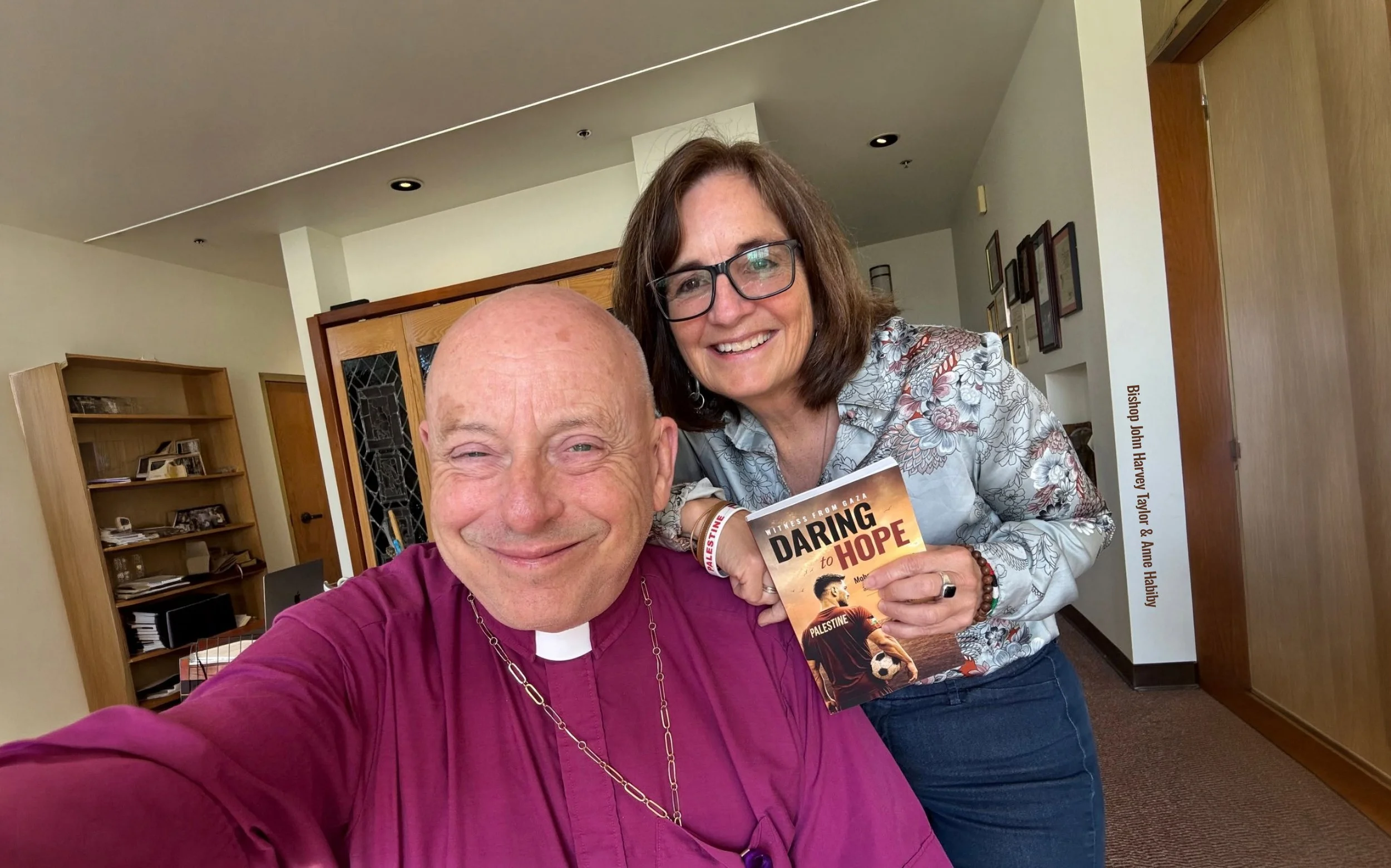 Anne Habiby and Bishop  John Harvey Taylor 
