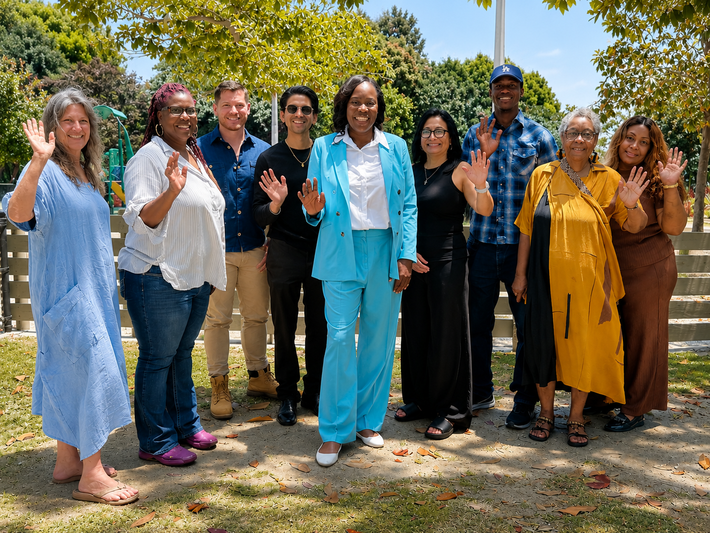 Ericka Lesley  Volunteers wave hands .png