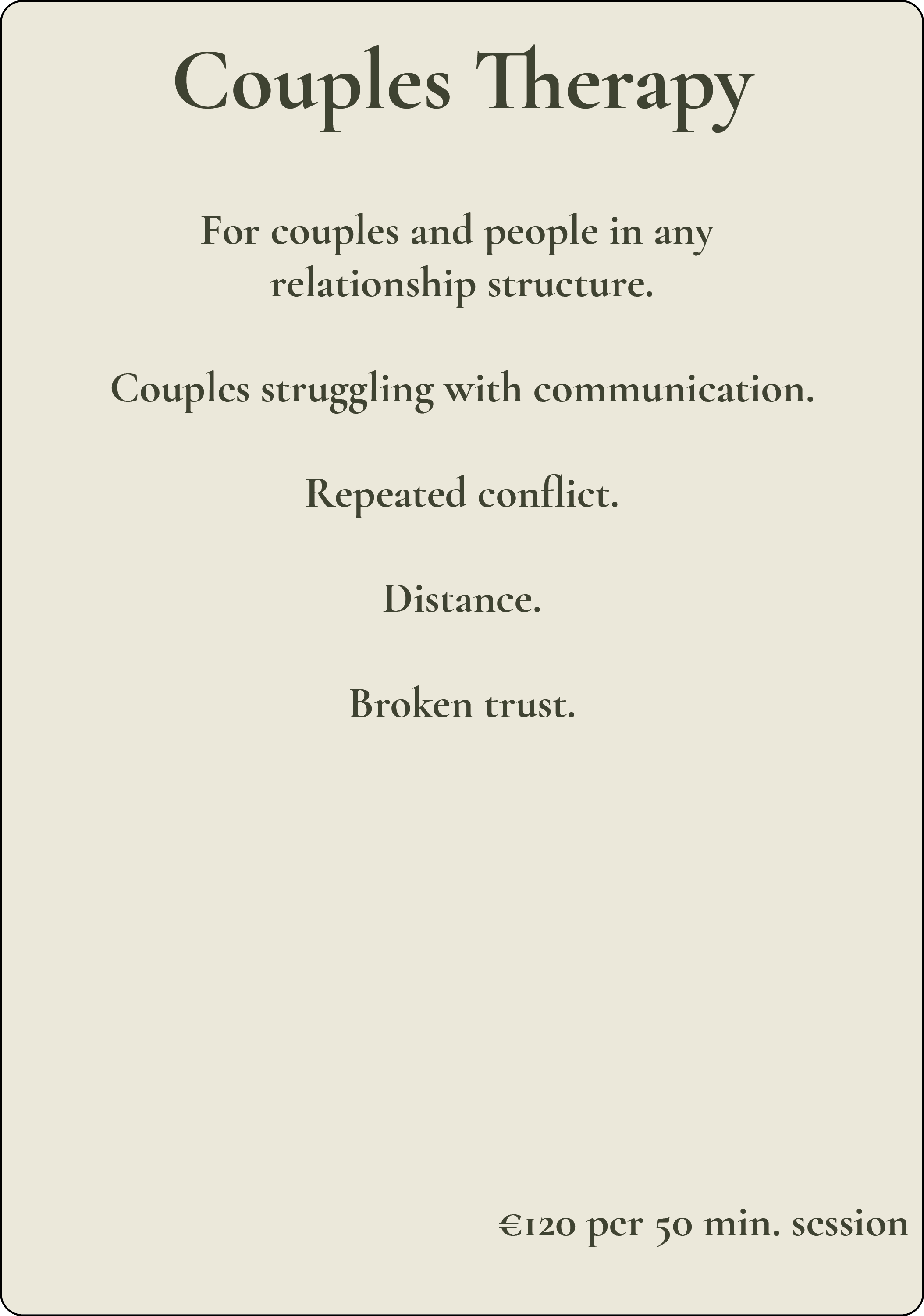 Couples and relationship therapy at Shoreline