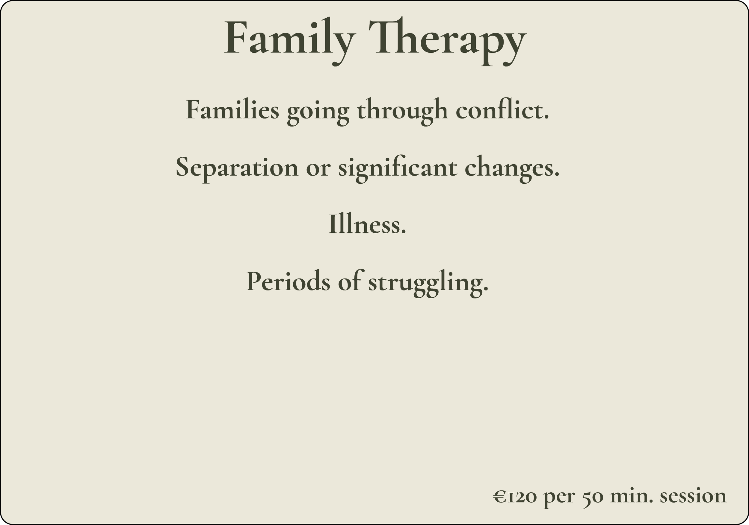 Family therapy at Shoreline