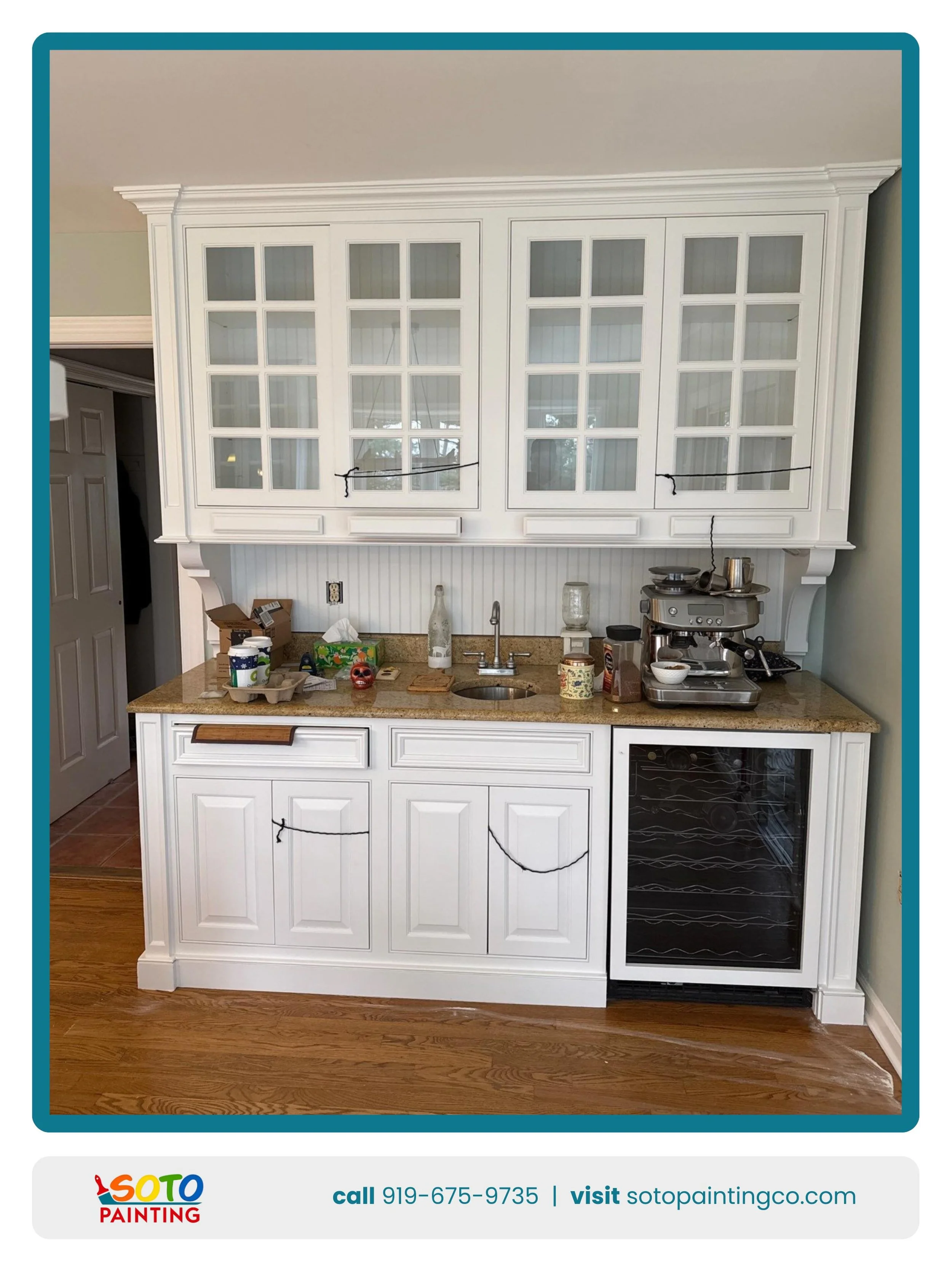 Cabinet painting can make a kitchen feel new without changing the whole kitchen.

If the cabinets are still in good shape, the right prep and finish can completely change the look of the room. Cleaner, brighter, more updated, without turning the hous