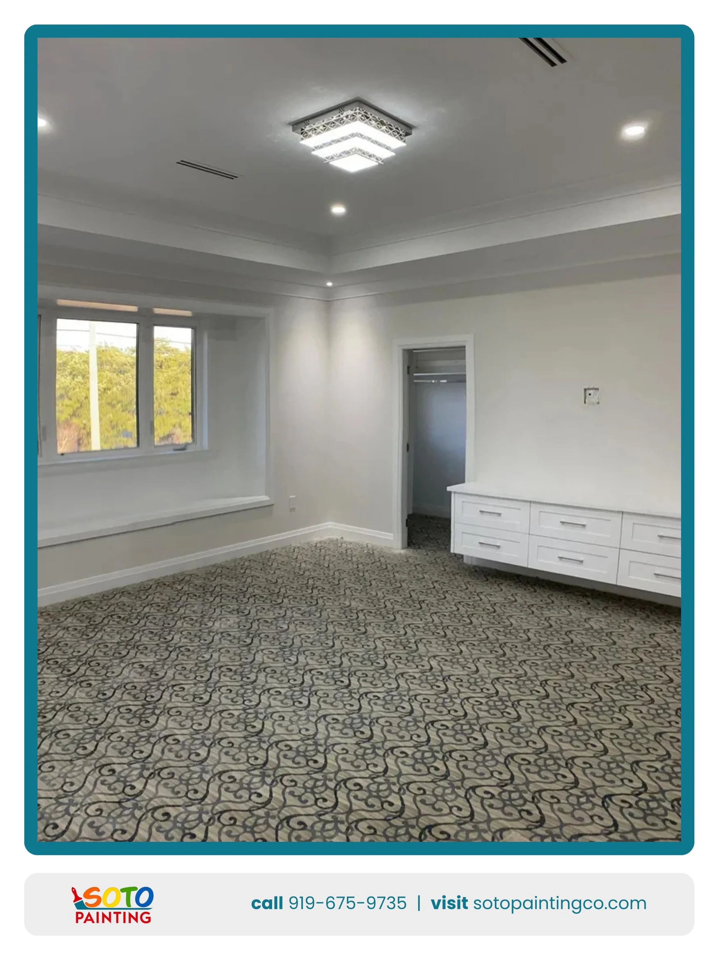 A clean interior paint job should make the room feel lighter the second you walk in.

It&rsquo;s not always about a dramatic color change. Sometimes it&rsquo;s the clean lines, the fresh walls, the trim, the ceiling, and the way the whole space final