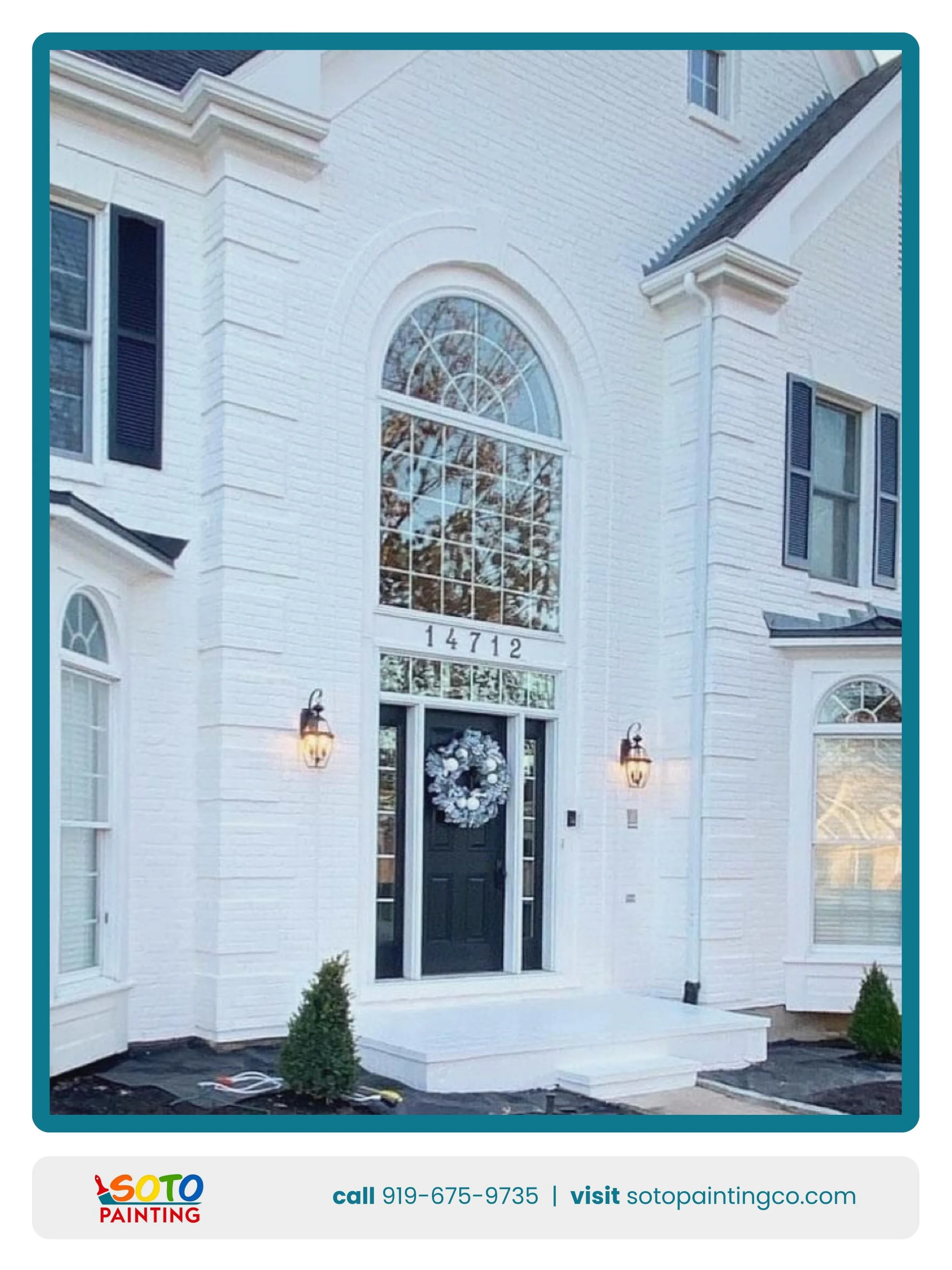 White brick, dark shutters, clean trim, and a front entry that actually feels finished.

Exterior painting has a big impact because it&rsquo;s the first thing people see. But it also does more than improve curb appeal. It helps protect the home, clea