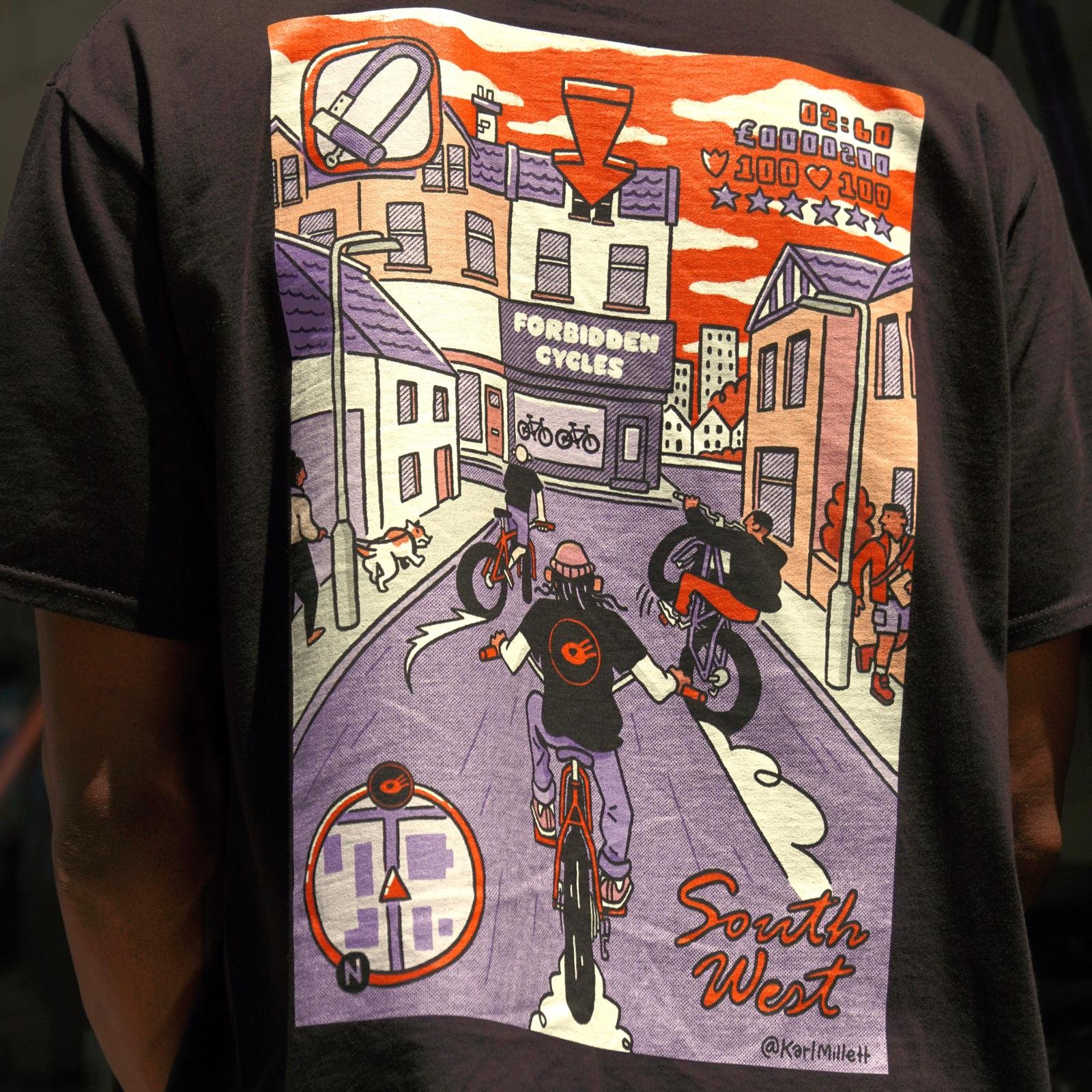 Forbidden Cycles x Karl Millett T-Shirt