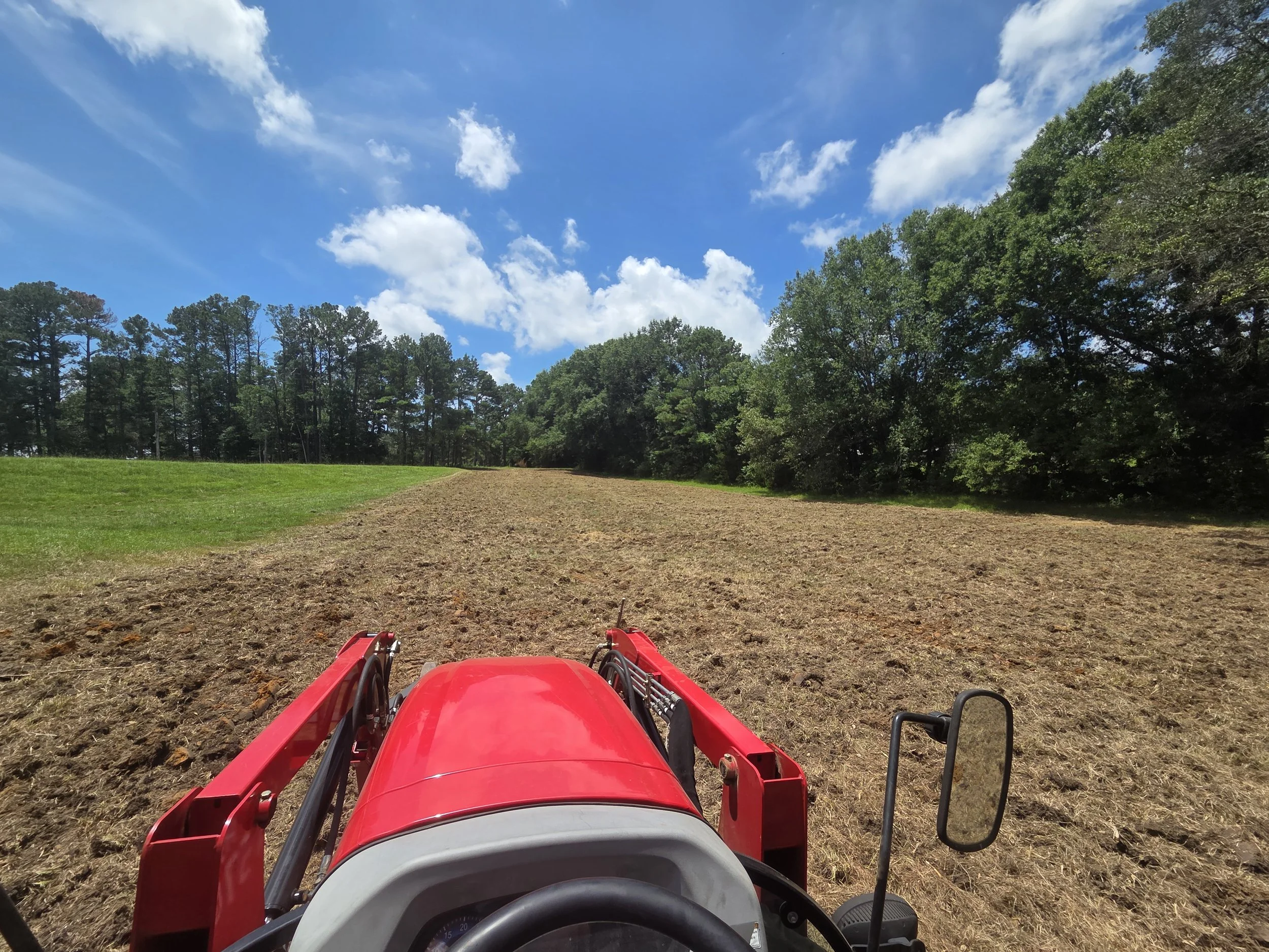 The Fields Are Disked. Go Float.