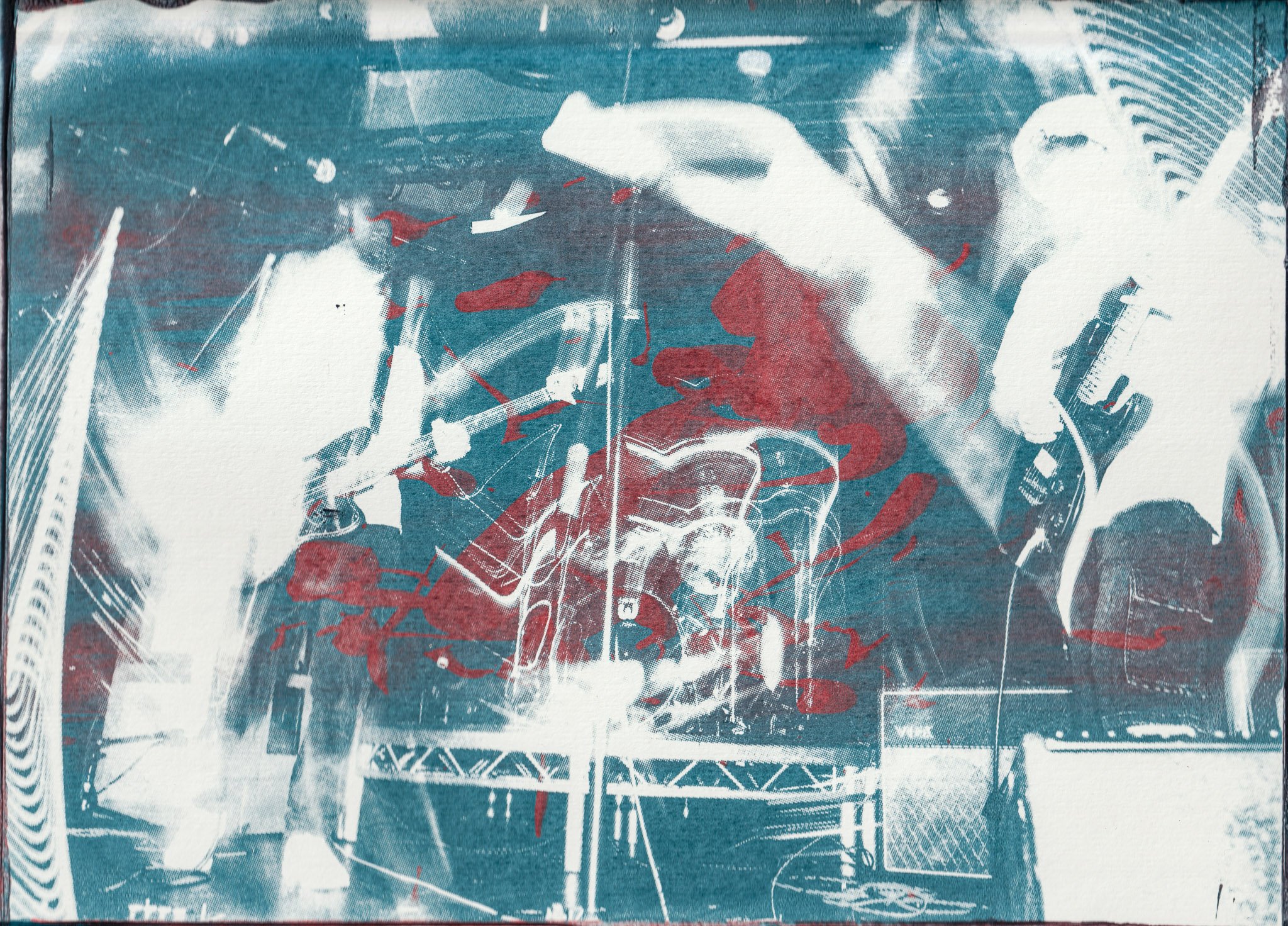 Glass Shards, Screen Print, 2025