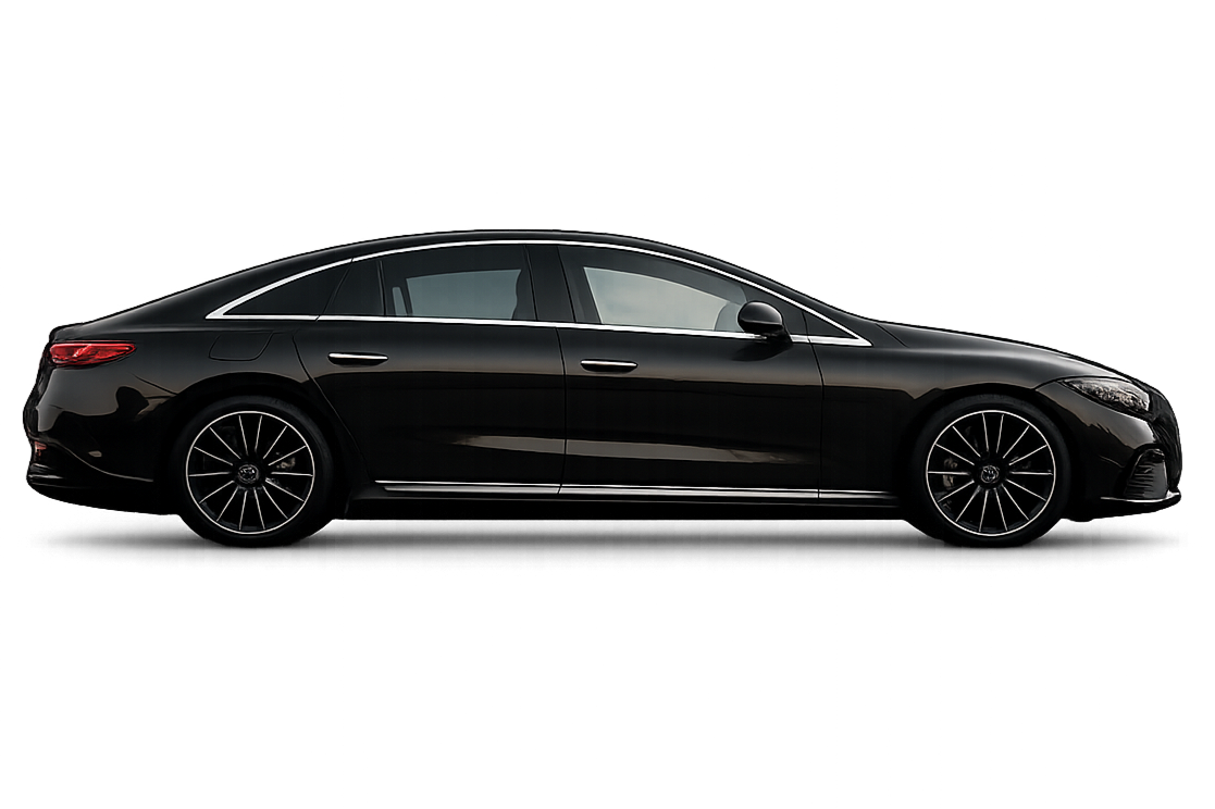 Mercedes EQE électrique avec chauffeur privé VTC à Paris et dans les Yvelines