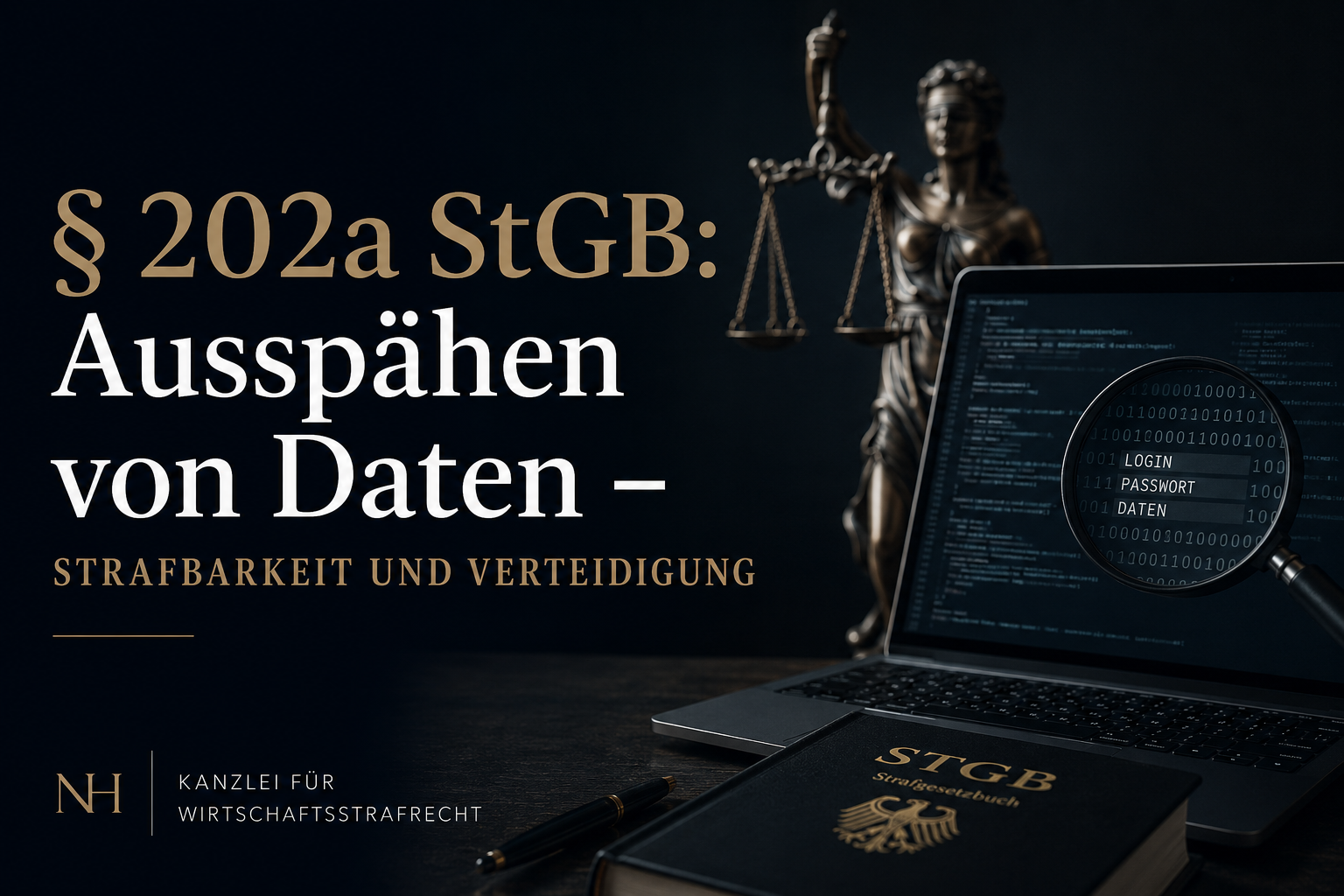 # § 202a StGB: Ausspähen von Daten - Strafbarkeit und Verteidigung