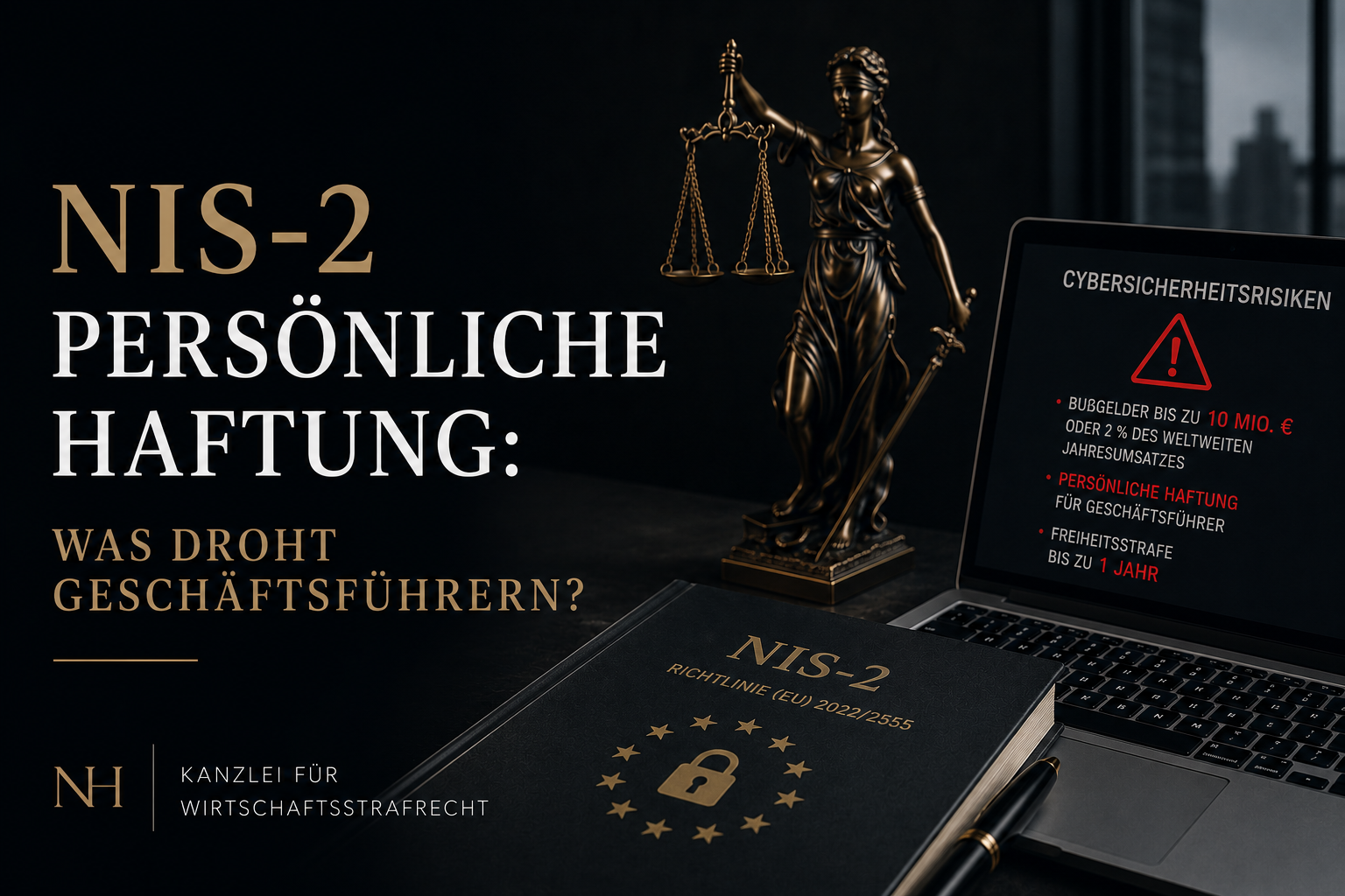 NIS-2 persönliche Haftung: Was droht Geschäftsführern?