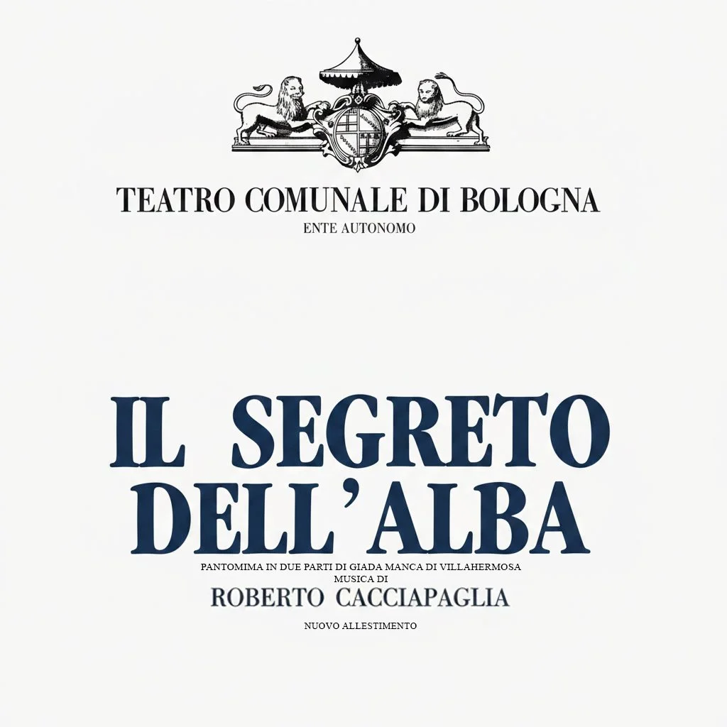 Il Segreto dell'Alba | Teatro Comunale di Bologna 1989