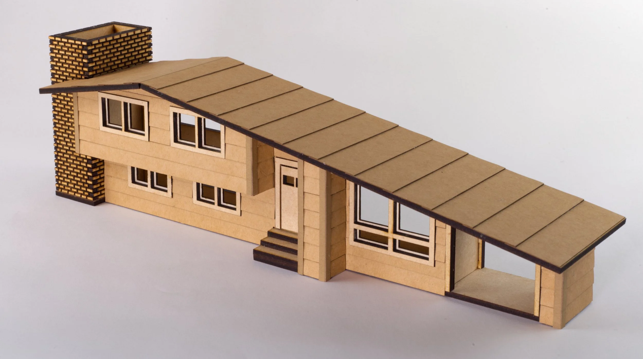 Mid-Century Modern House Kit - The Springfield