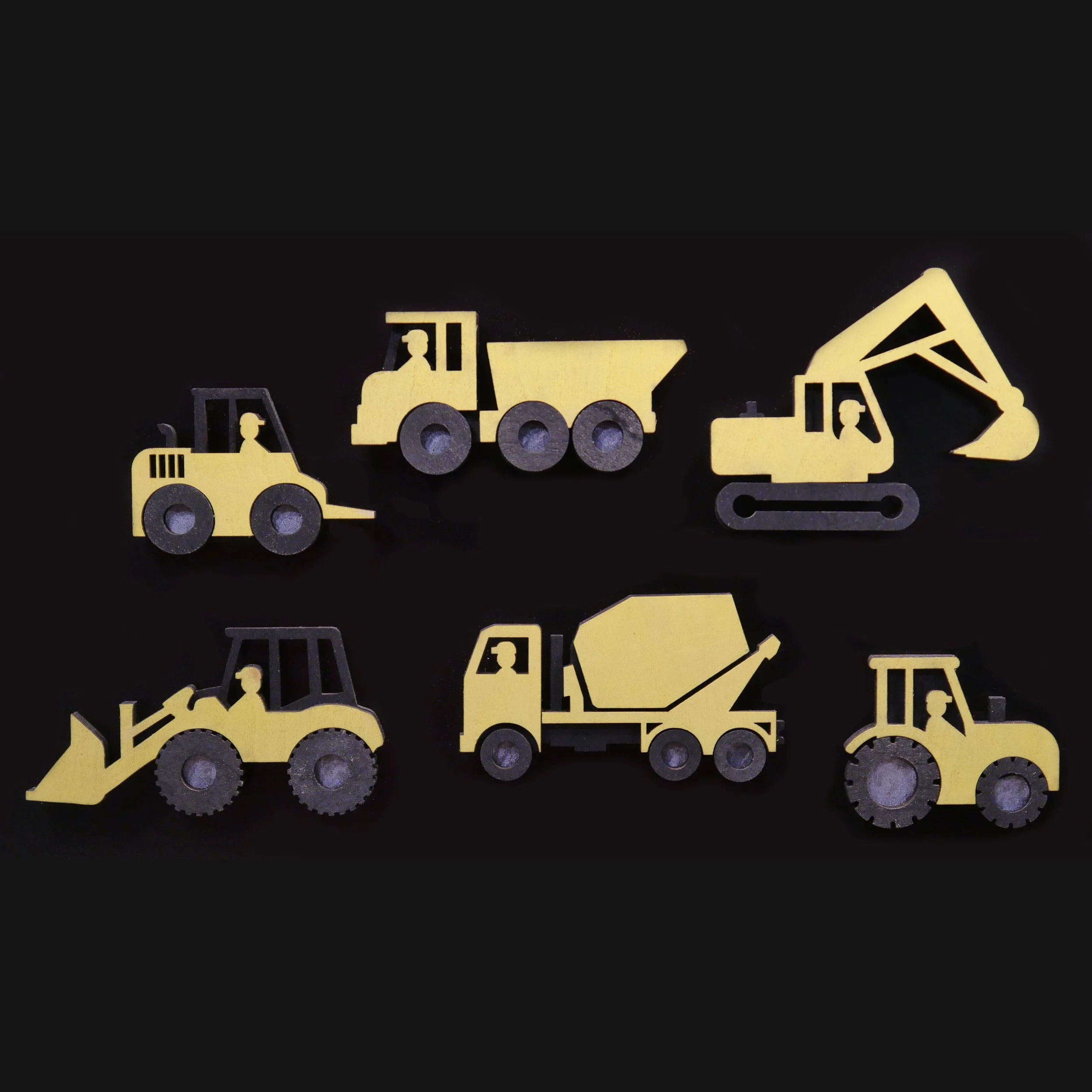 Construction Magnets - Collect All Six