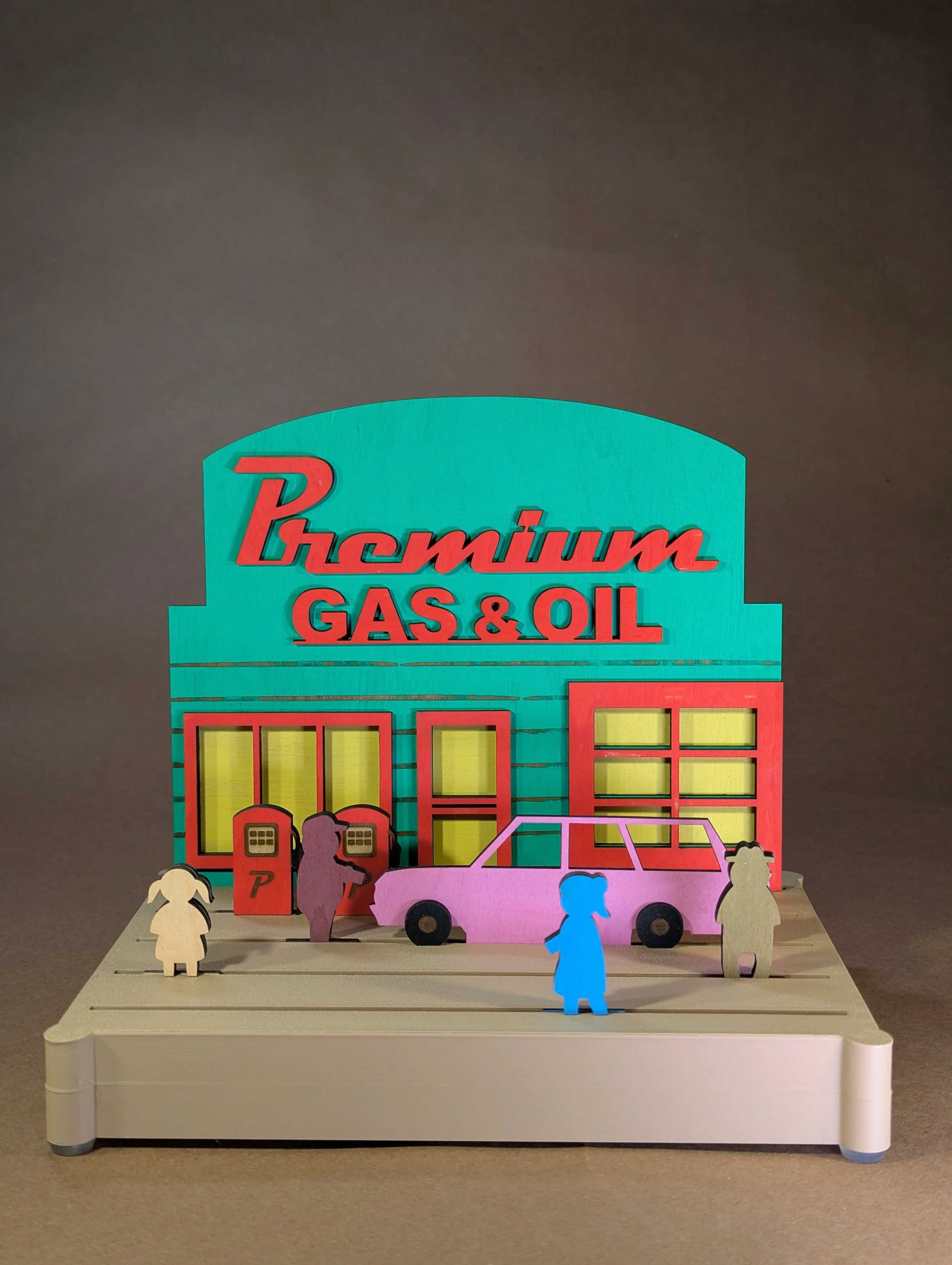 Gas Station Play Set