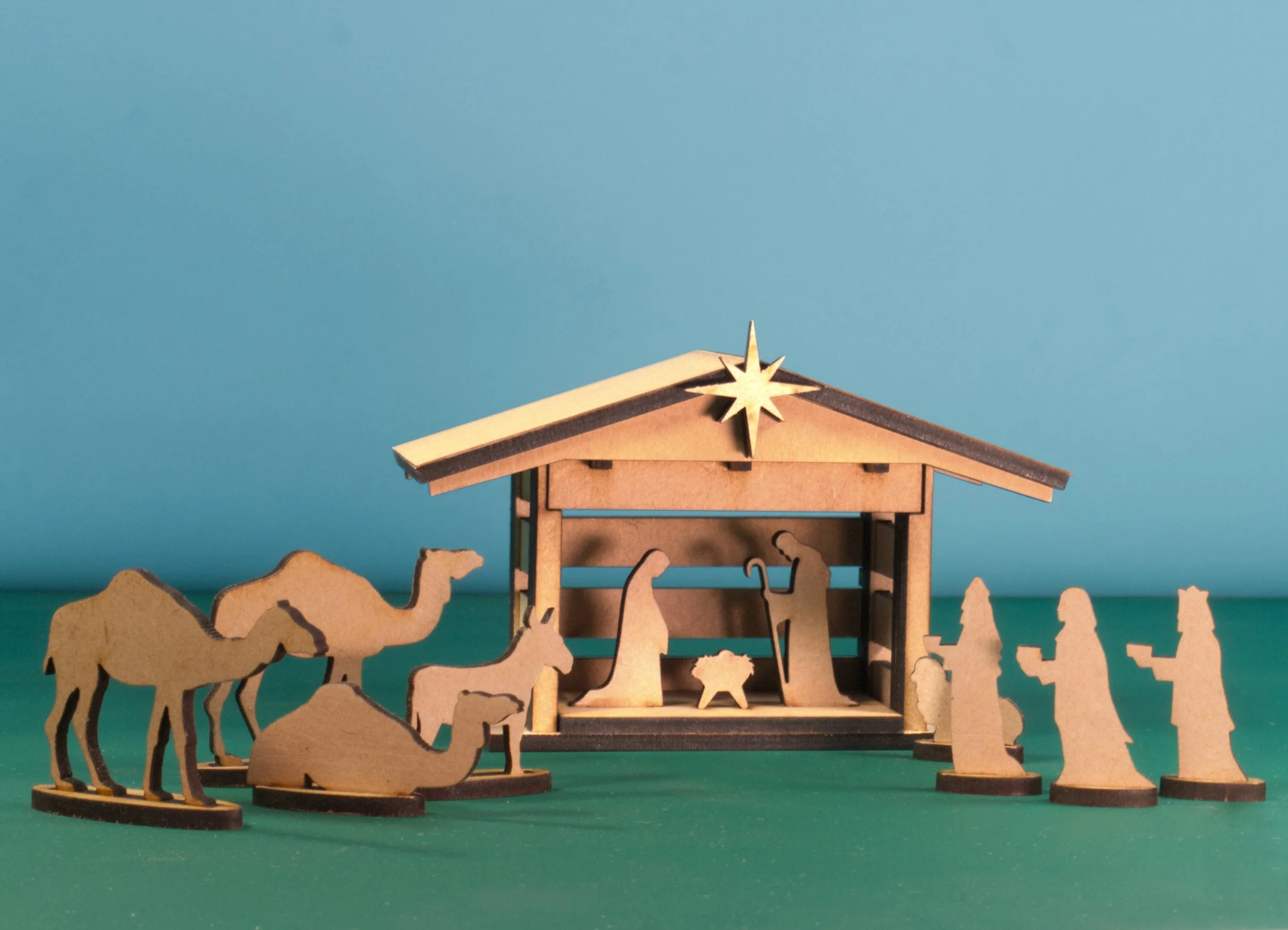 Miniature Nativity Scene - Laser Cut Kit