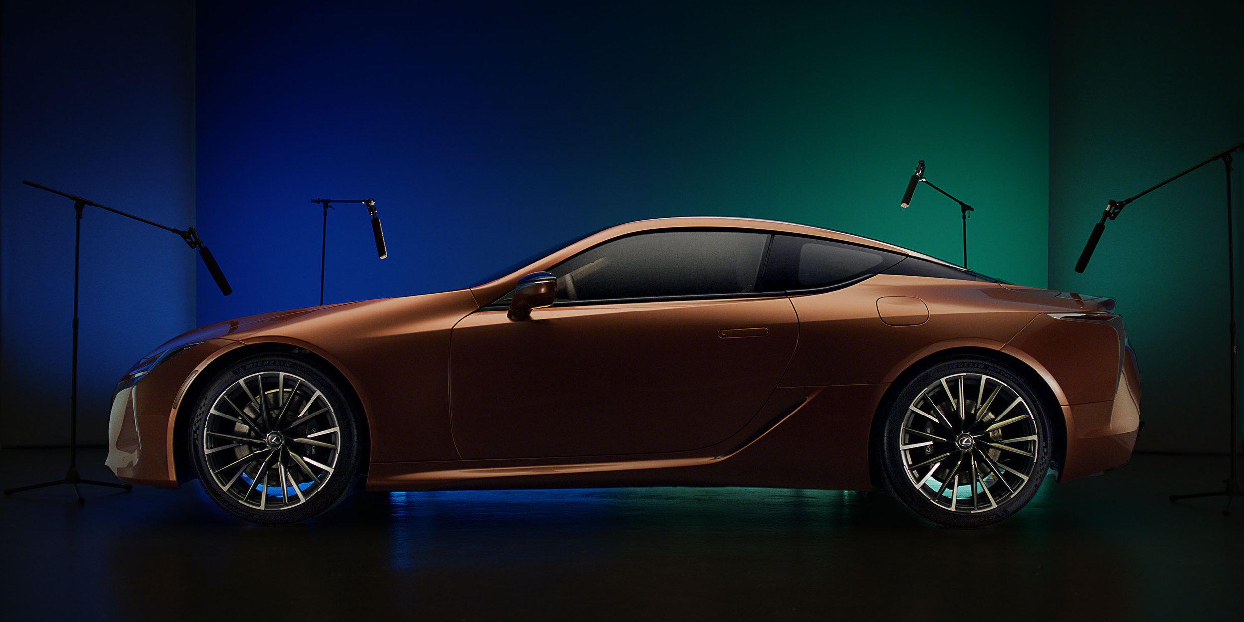 Commercial automotive photography for Lexus advertising