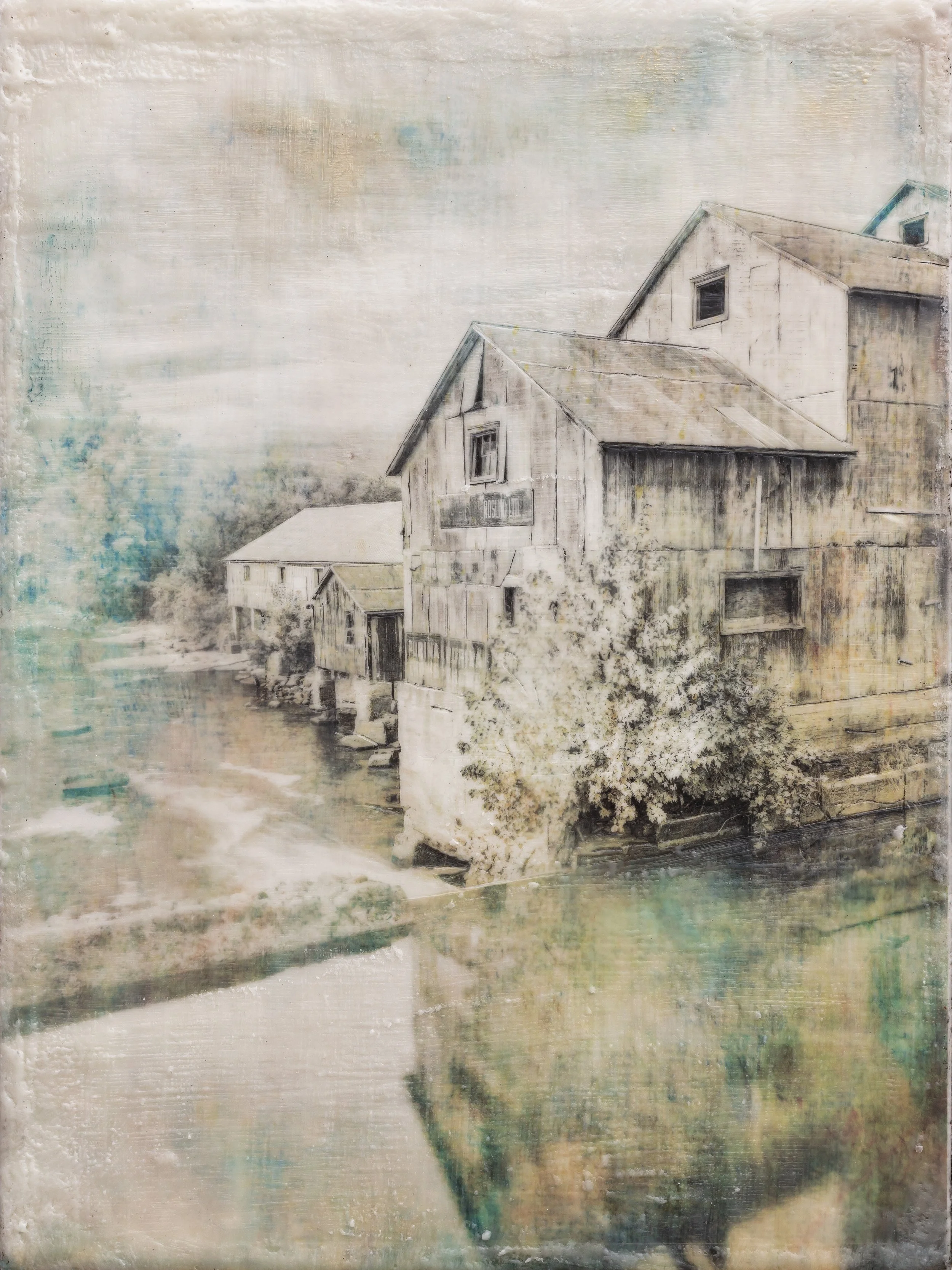 Chisholm's Mill in Autumn, Roslin, ON