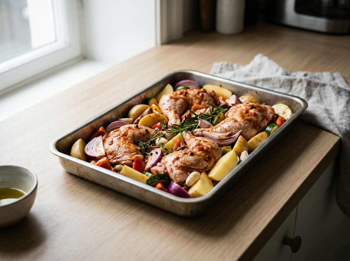 Homestyle Roast Chicken & Vegetables