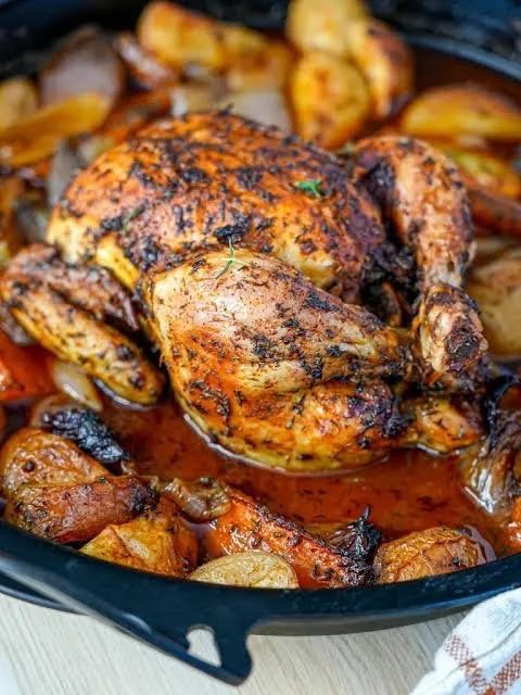 Homestyle Roast Chicken & Vegetables