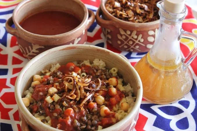 Koshary with Sauces