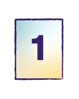 carte numérotée 1