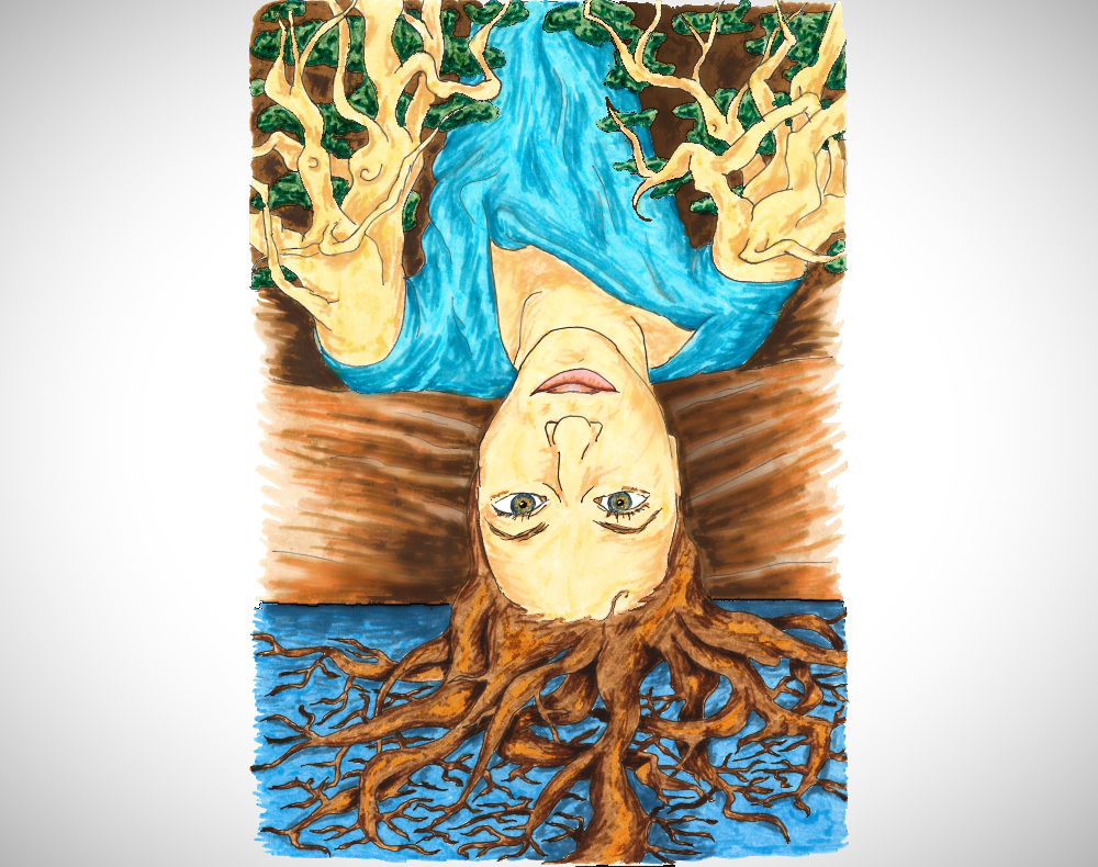 "Self Portrait as Trees, River" - 2020