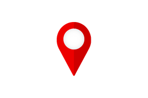 Red location pin icon