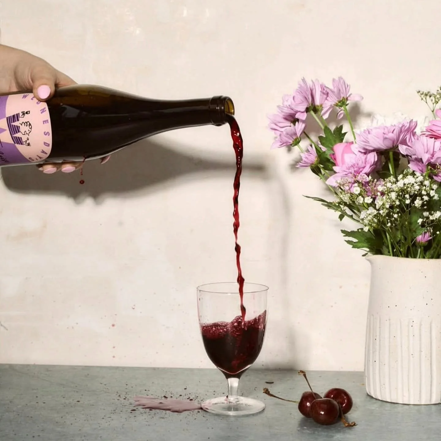 There's a particular kind of Sunday morning we'd like to spare you.

Wednesday's Domaine is alcohol-free wine made with real care &mdash; picked, fermented and gently de-alcoholised by people who actually drink wine for a living. The result is a bott