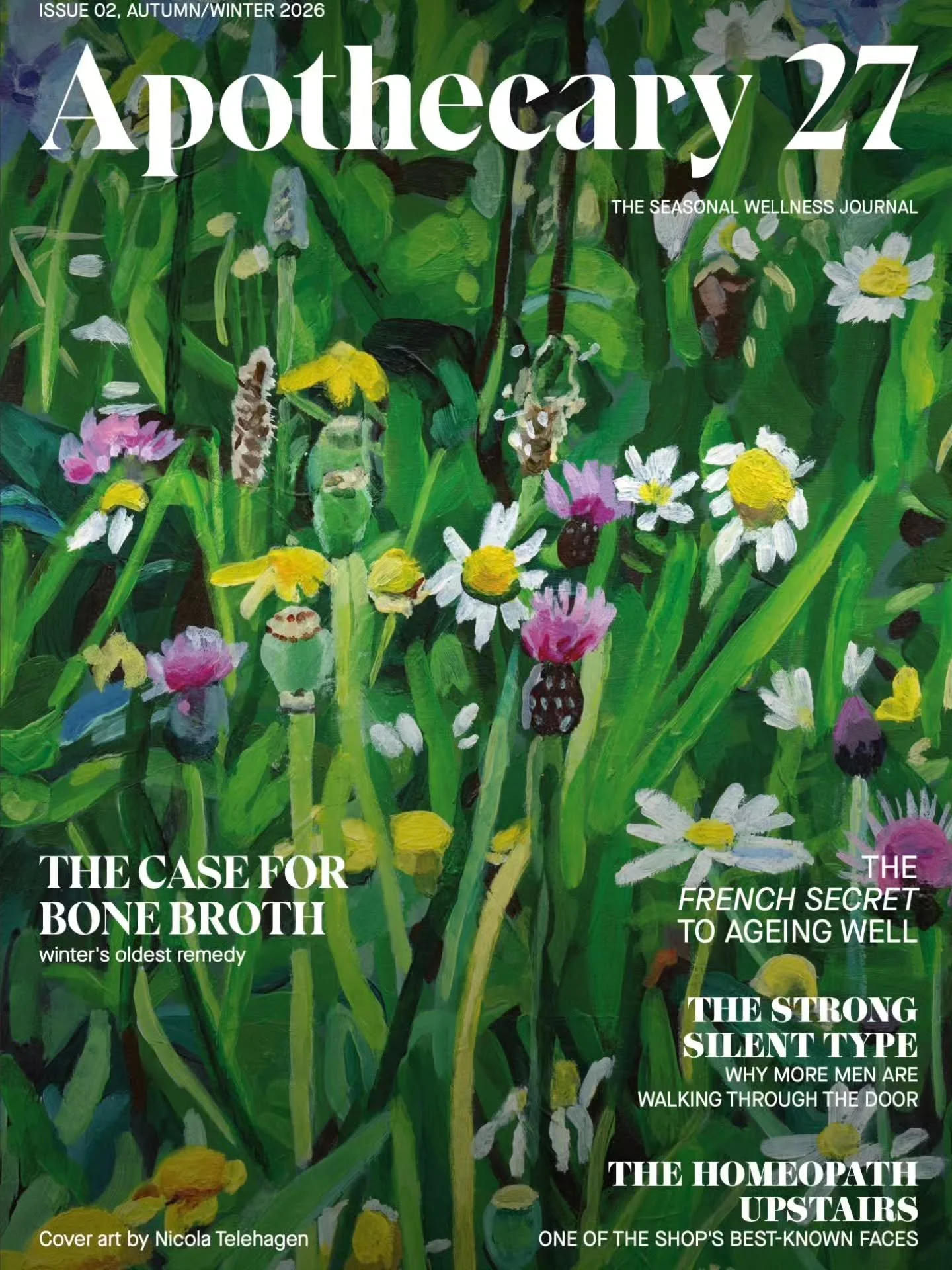 ISSUE 02 // THE SEASONAL WELLNESS JOURNAL 

pick up a copy in store from october 1st. 

🖌 @ntelehagenstudio 
💻 @george.heathcote

features: @frejabonebroth @viridiannutrition @accesscbd.uk @planetpaleo @antipodesskincare @weledauk @drhauschka.gb @o