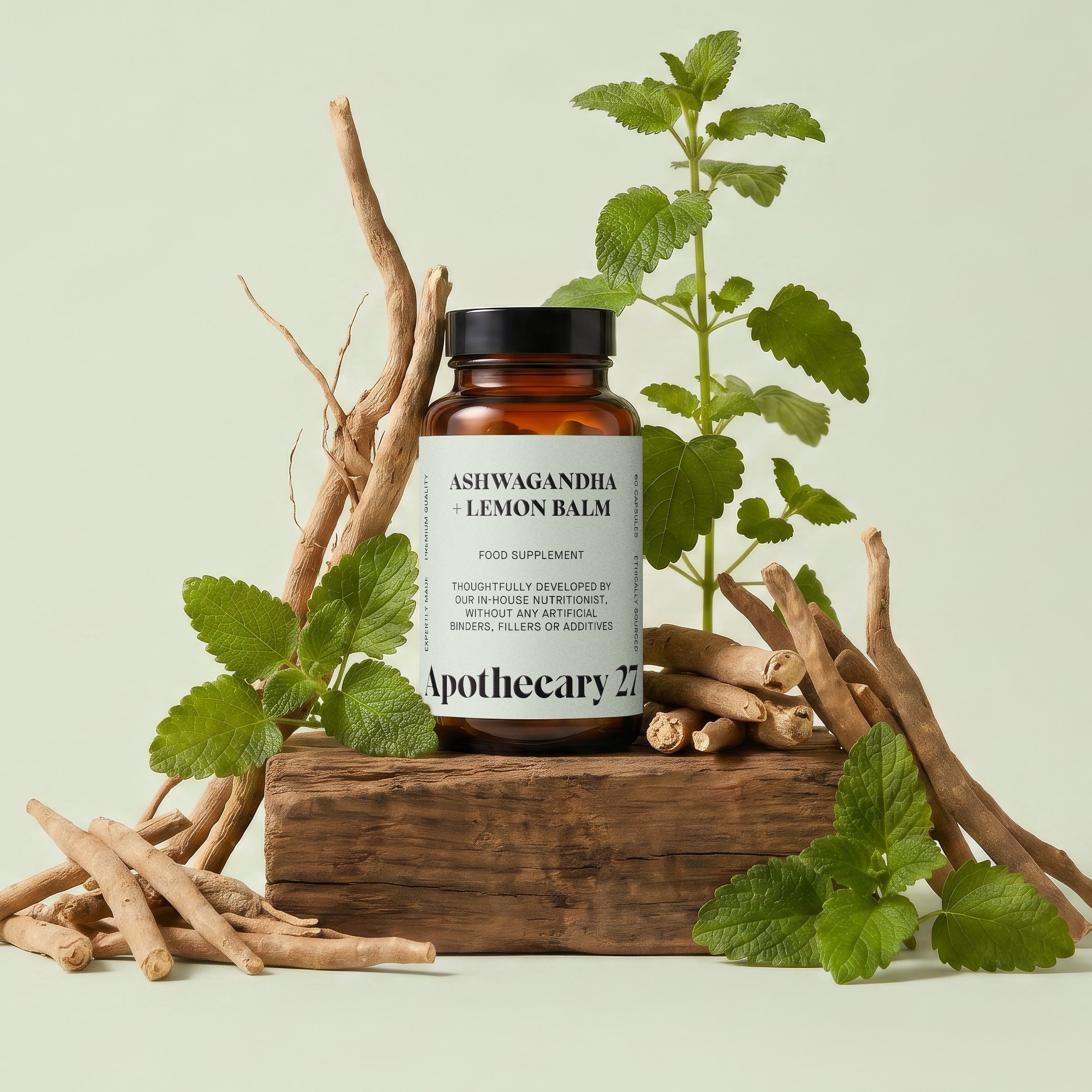 Organic Ashwagandha + Lemon Balm