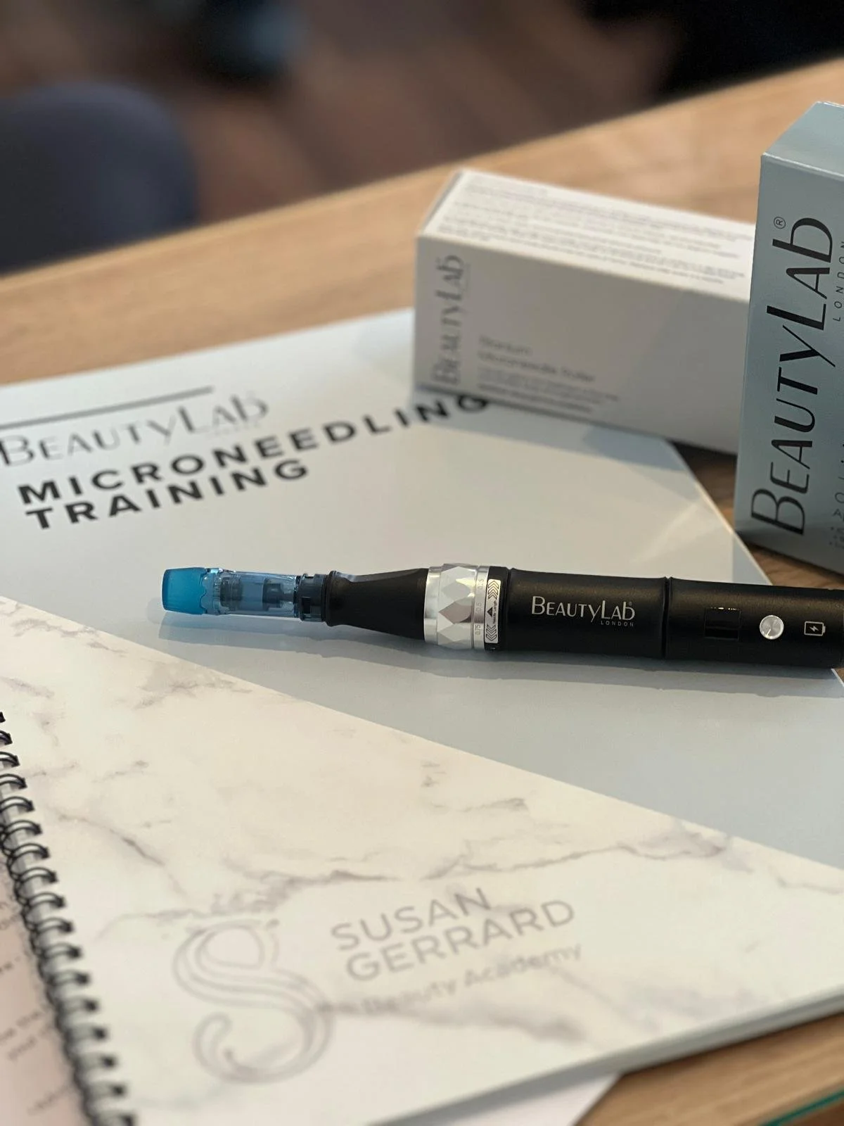 BeautyLab microneedling training equipment and course materials