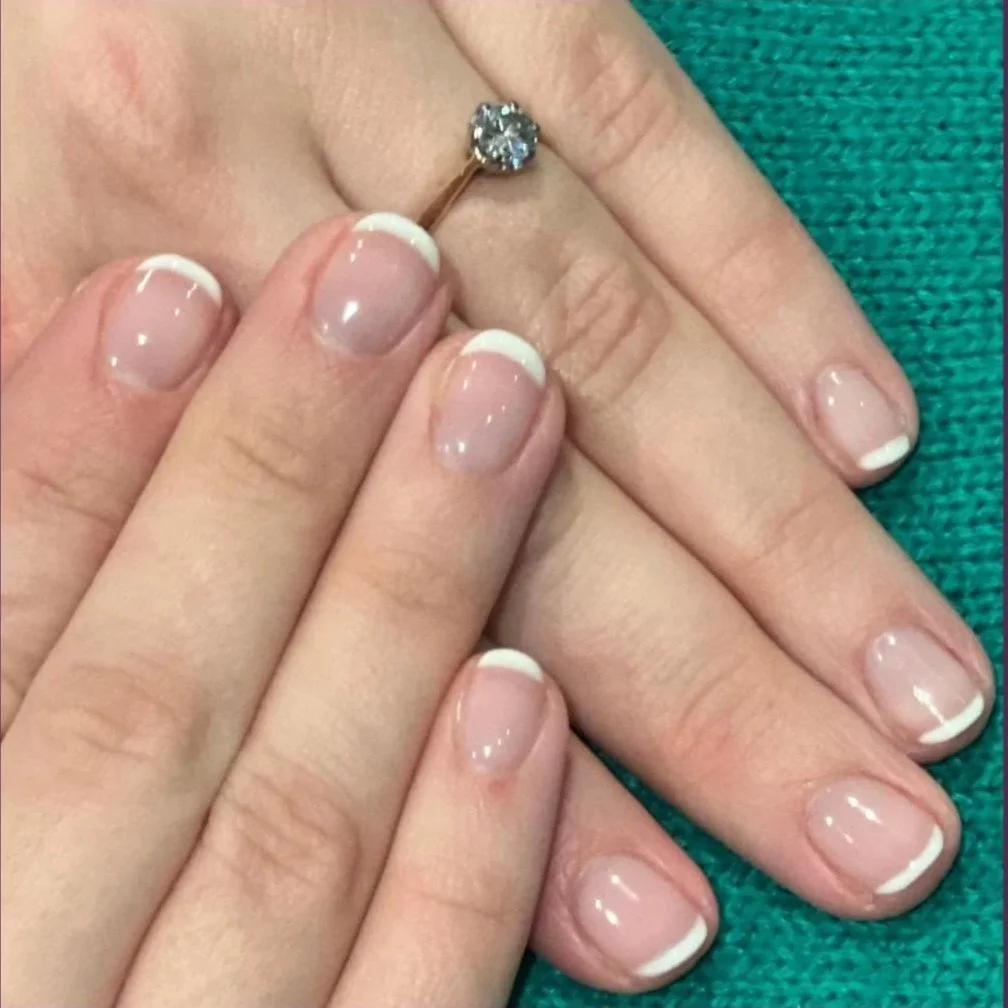 Clean French Gel Manicure