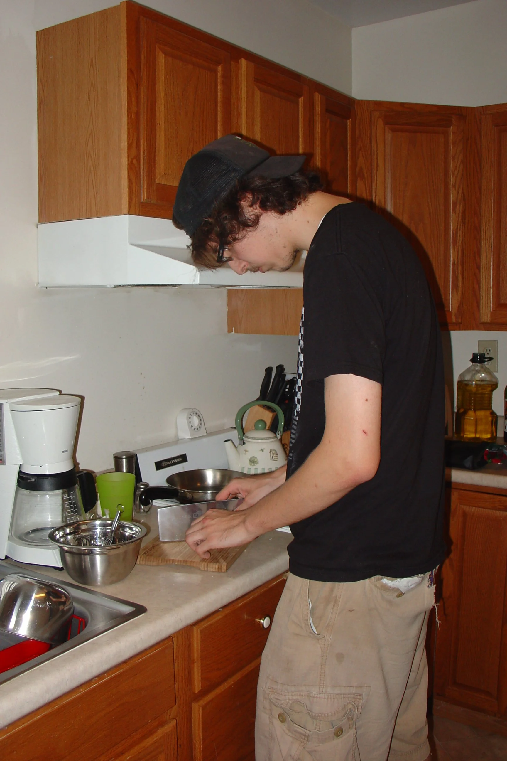 prepping for the party.JPG