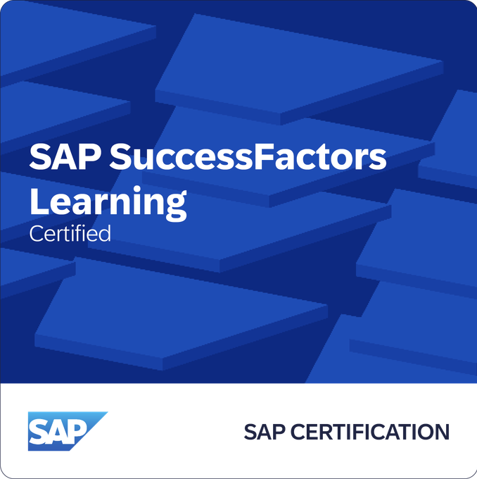 SAP SuccessFactors Learning certification badge earned by Kristy Walsh
