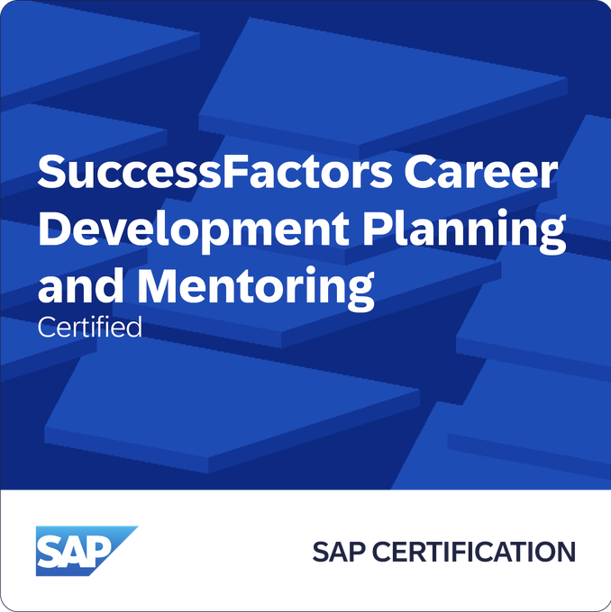 SAP SuccessFactors Career Development Planning certification badge earned by Kristy Walsh