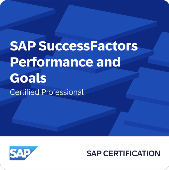 SAP SuccessFactors Performance & Goals certification badge earned by Kristy Walsh