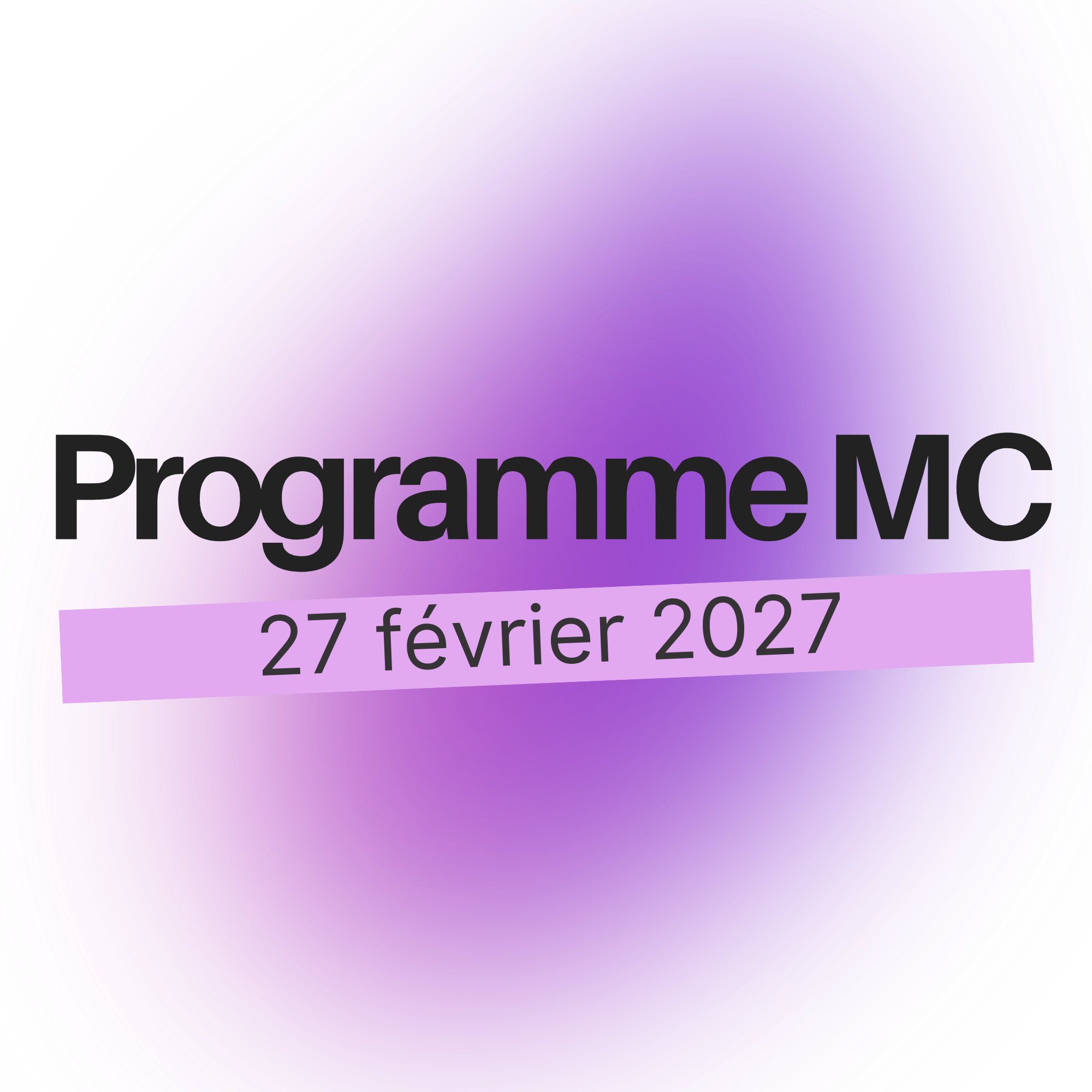 Workshop MC - chef d'orchestre de vos événements