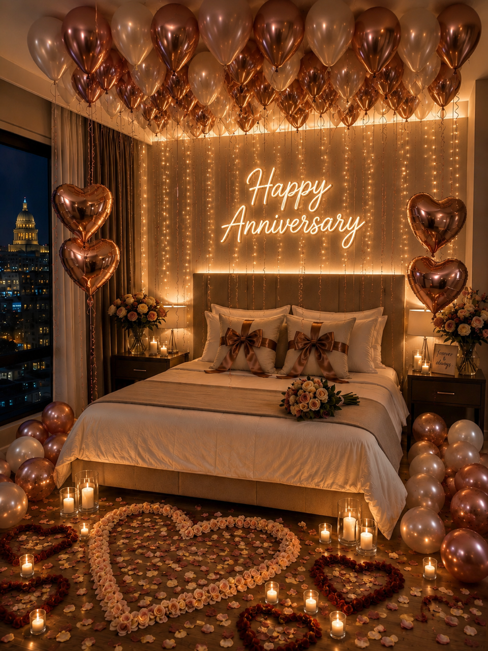 Luxury room setup