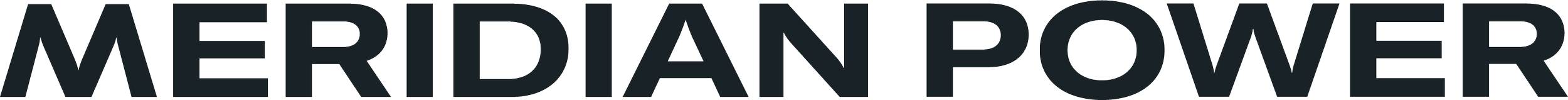 Text reading 'MERIDIAN POWER' in black capital letters on a white background.