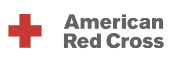 Red cross symbol with the text 'American Red Cross' next to it.