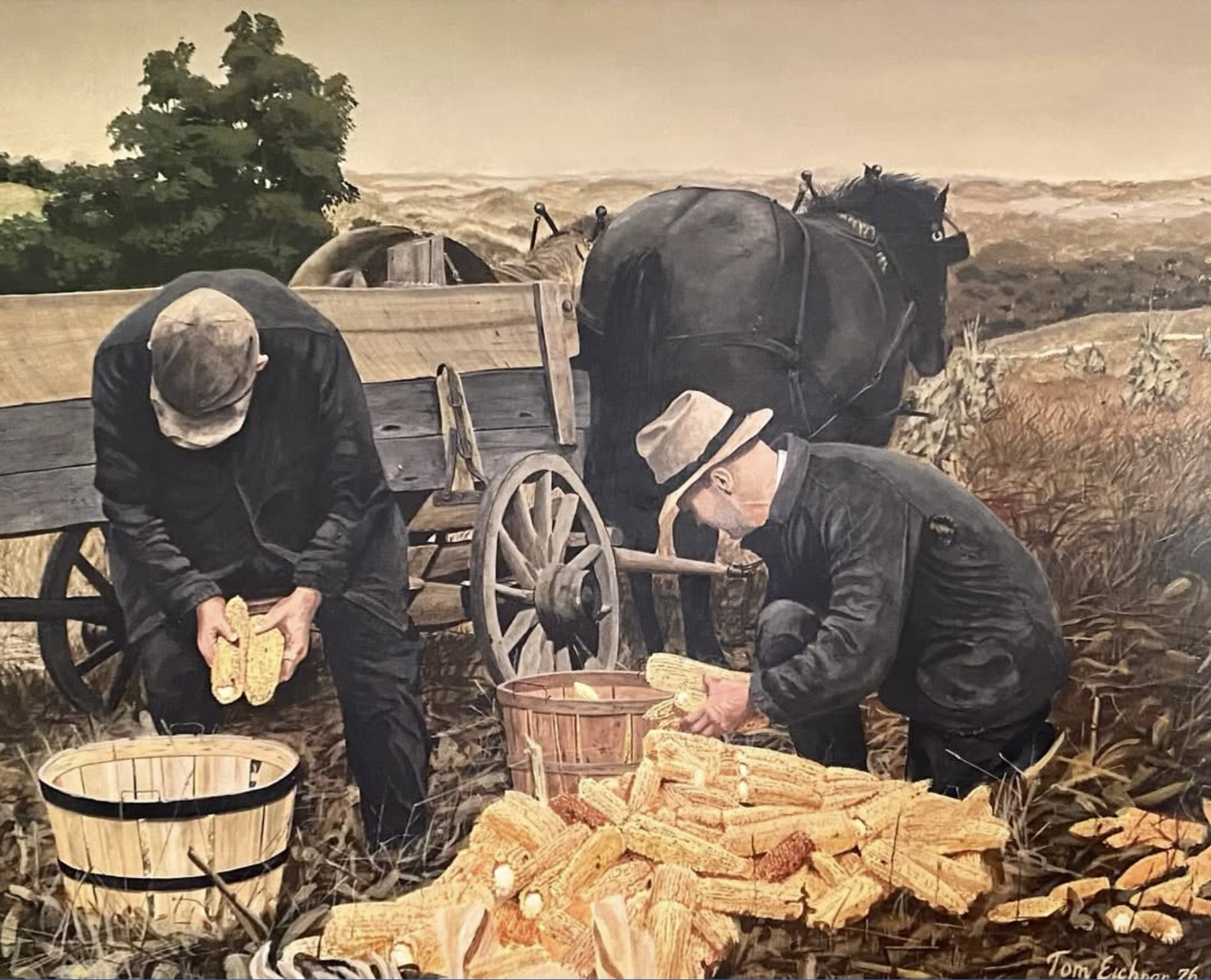 Farmers Corn Harvest
18"x24"
Acrylic On Panel