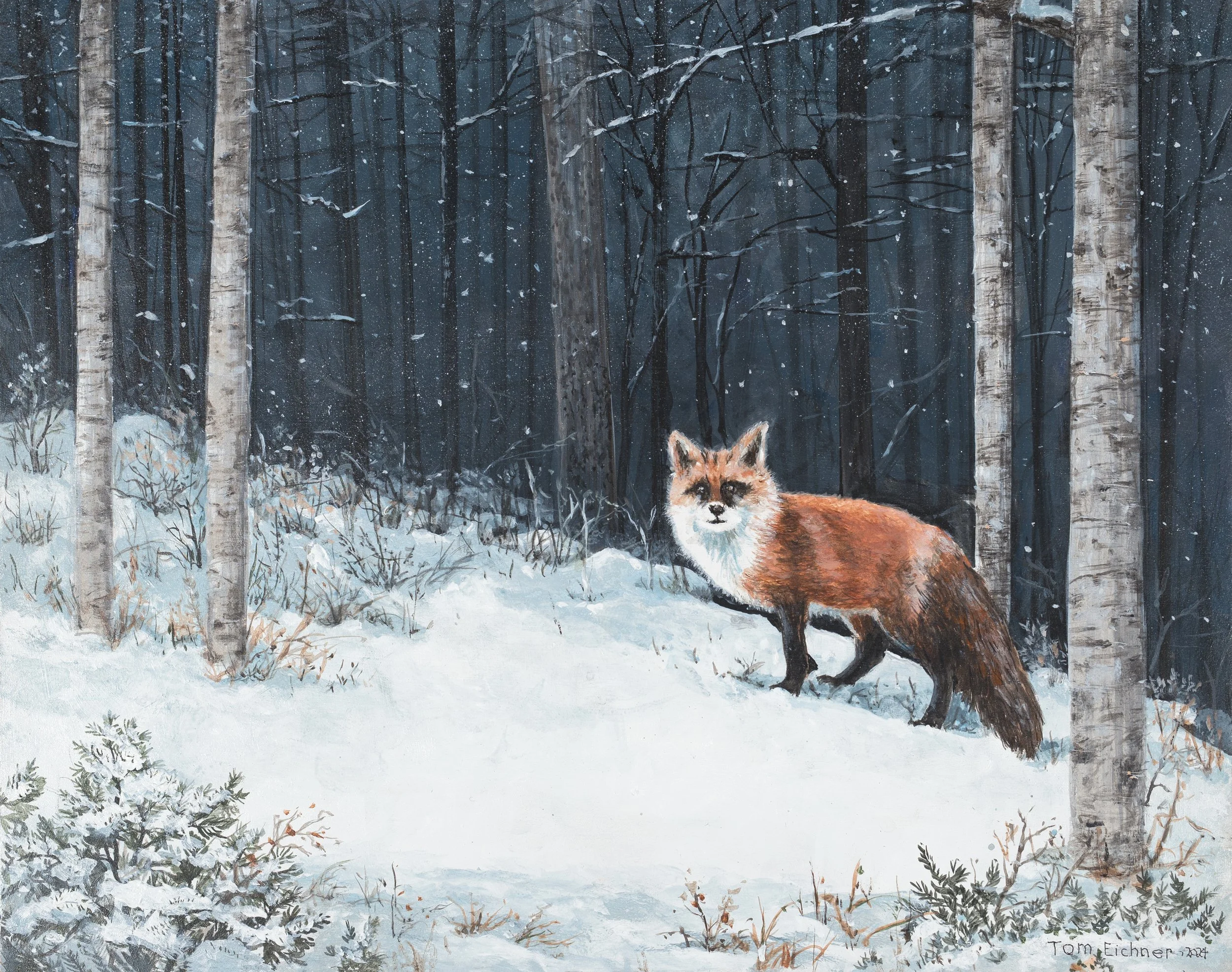 Fox  (Beast #1)
11" x 14"
Casein On Panel
