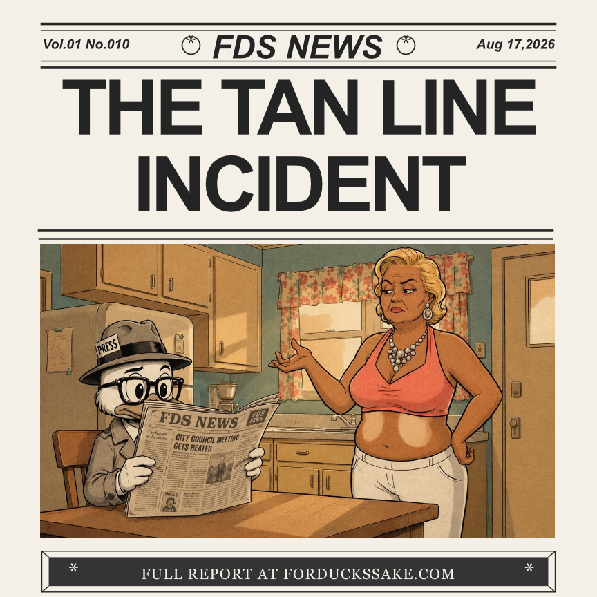 the tan line incident