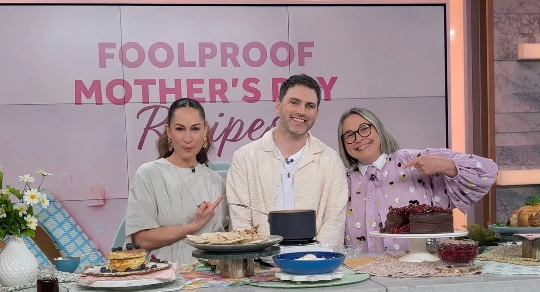 So much fun spending the day with @antichefjamie at @thesocialctv on Friday. Also - the prep was real. This is a pic of the Anti-Chef kitchen after Jamie pulled an all-nighter getting the foolproof Mother&rsquo;s Day dishes ready.