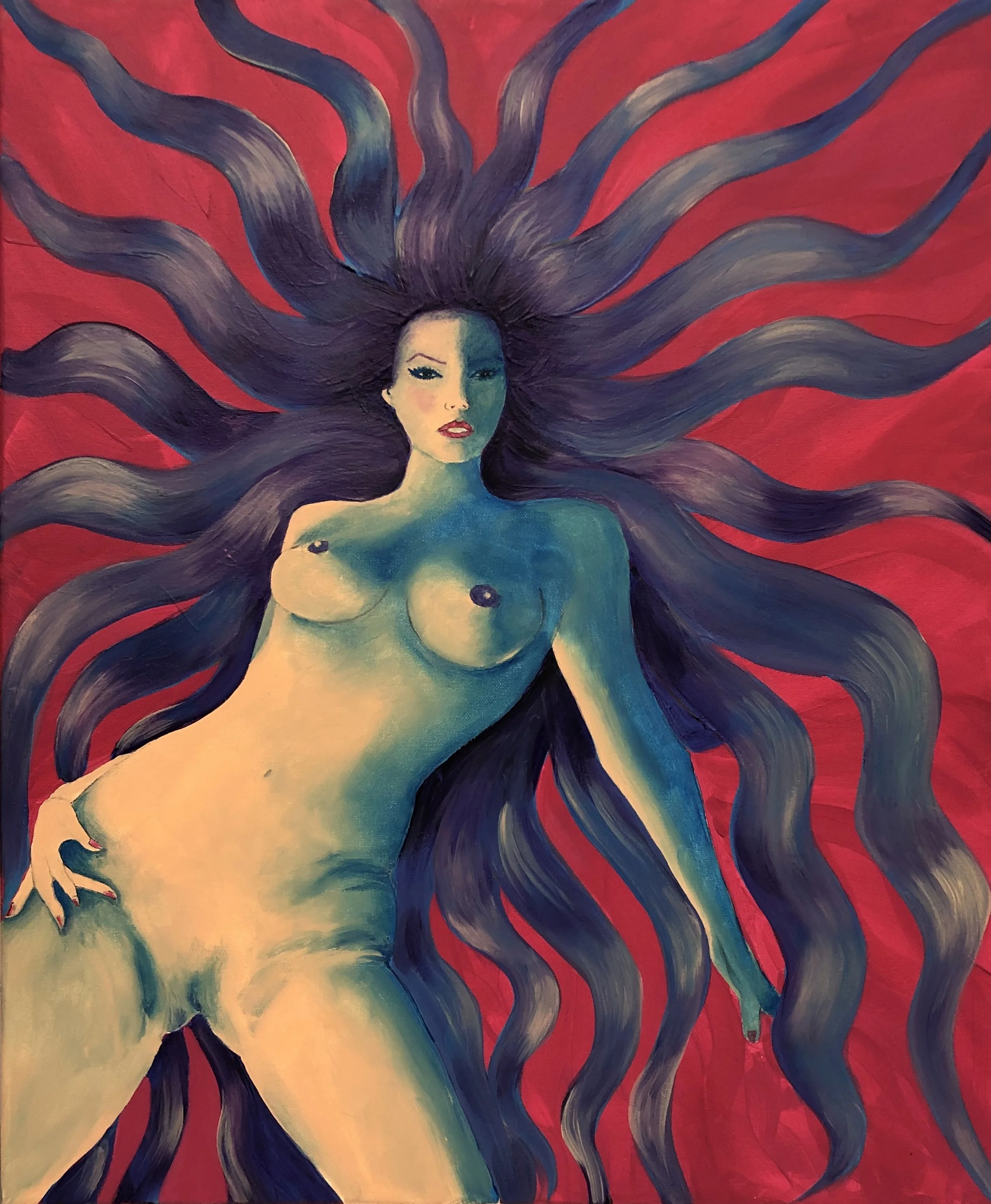 Medusa Purple Hair
