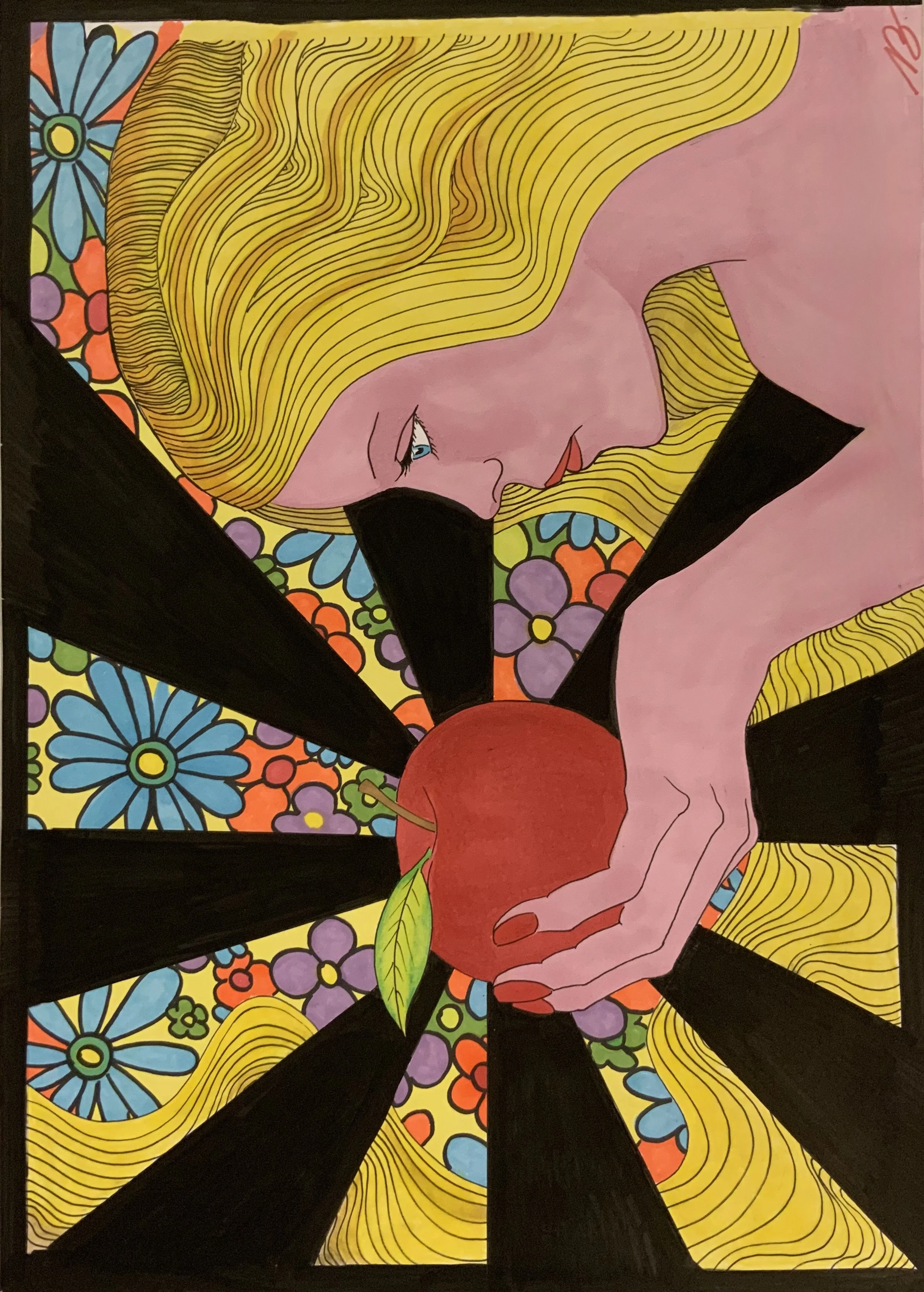 Red apple snow white