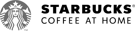Starbucks Logo mit dem Text 'COFFEE AT HOME'