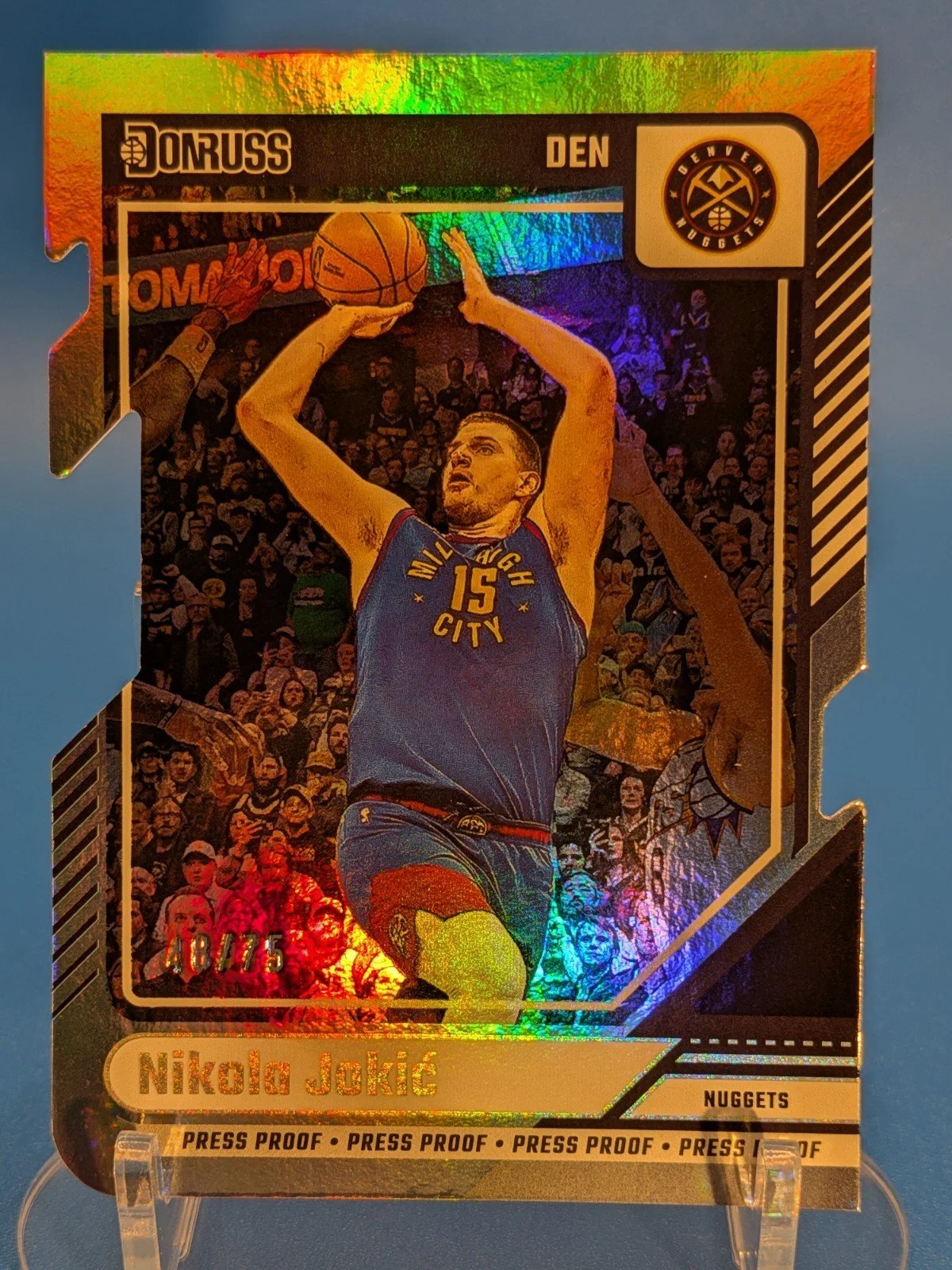2024-25 Donruss Press Proof Silver Die Cuts Nikola Jokic #188 Denver Nuggets - photo 3