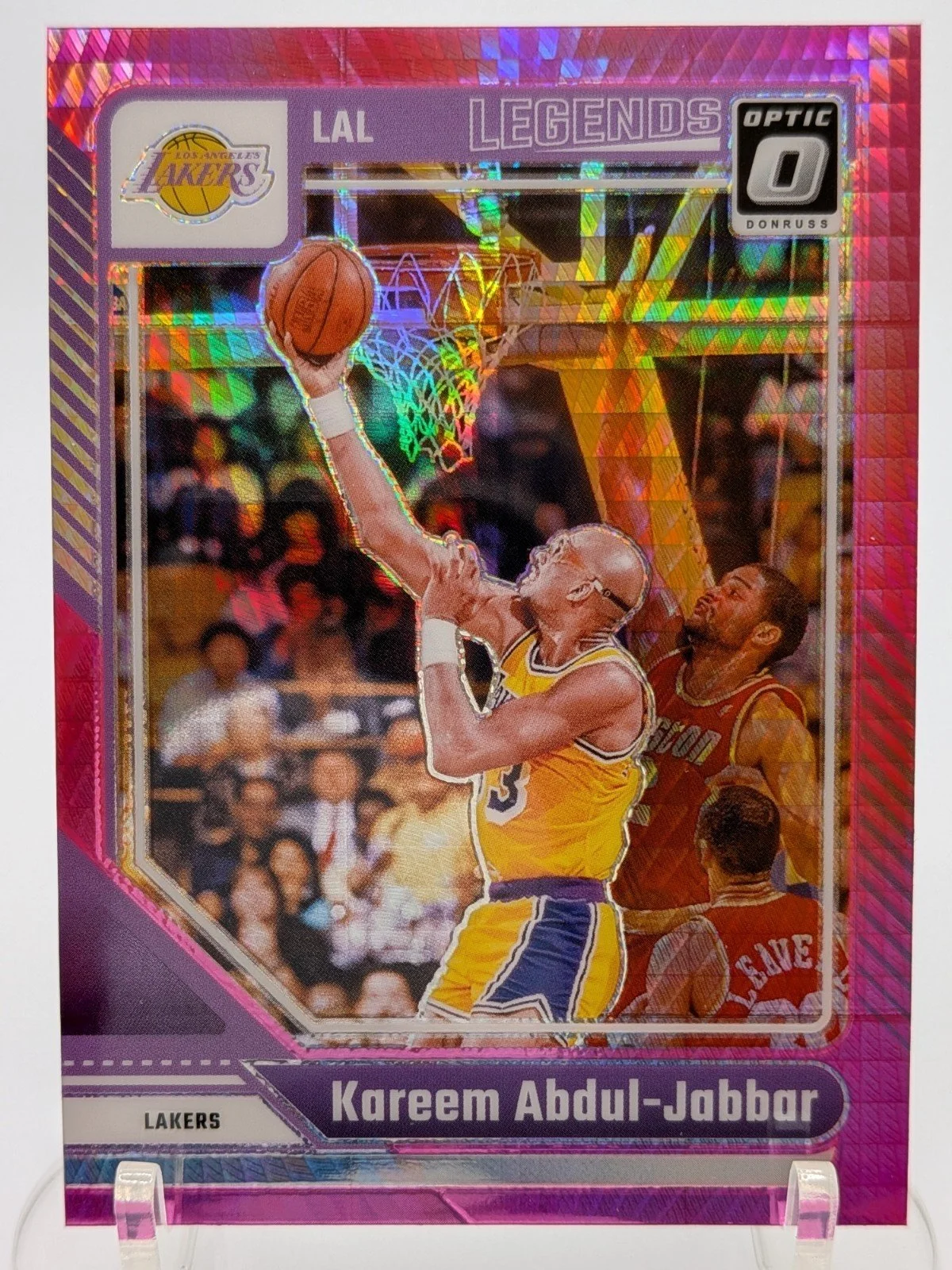 2024-25 Donruss Optic Kareem Abdul-Jabbar pink #228 Los Angeles Lakers - photo 2